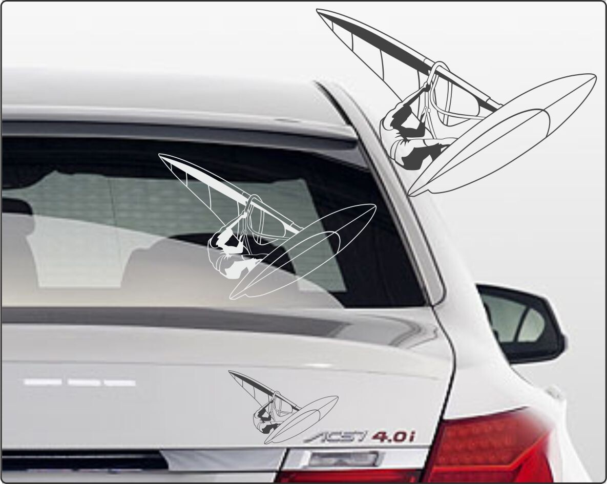 Aufkleber Autoaufkleber Surfen