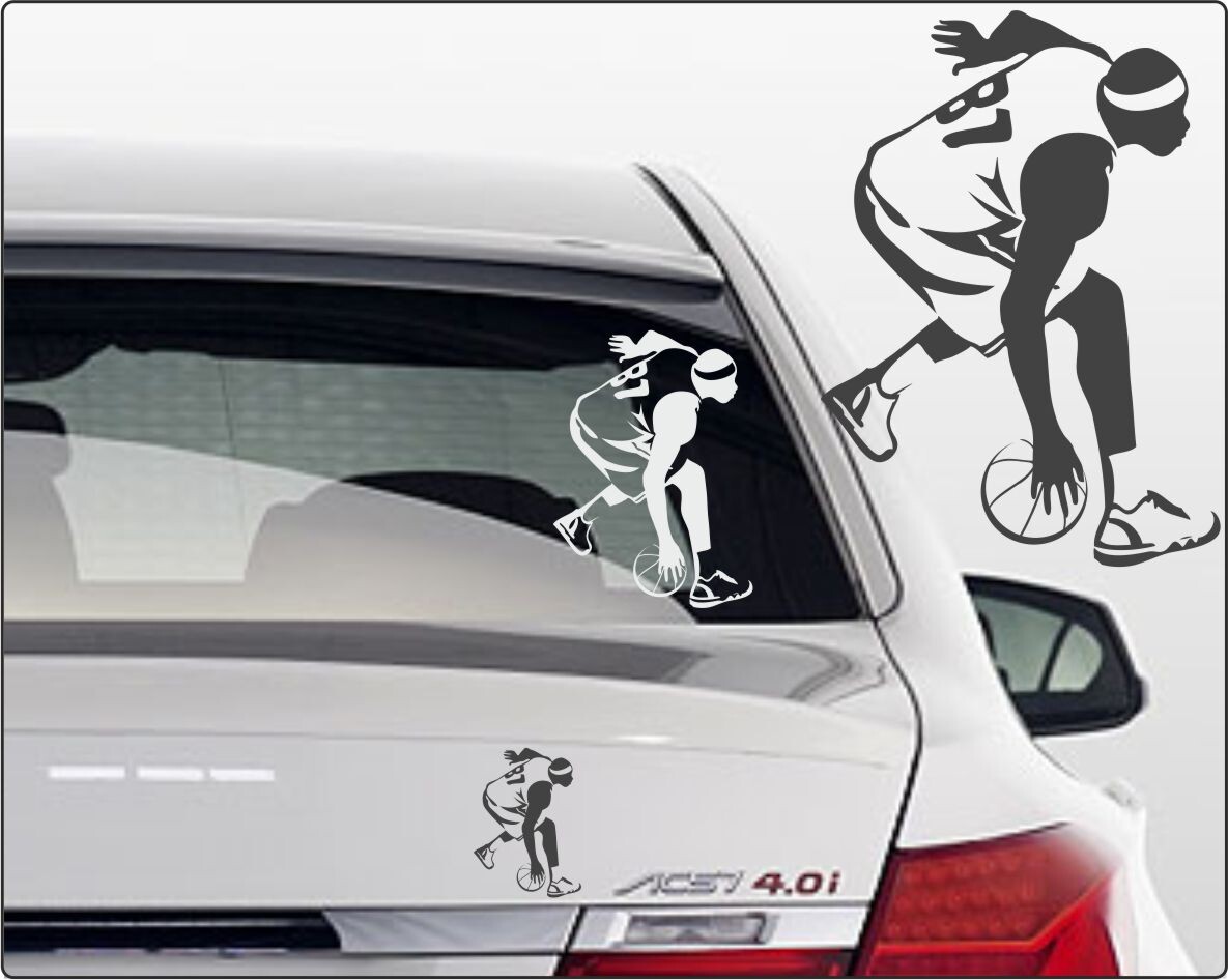 Aufkleber Basketball Autoaufkleber