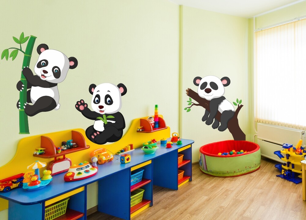 Wandtattoo Pandabären Pandabär