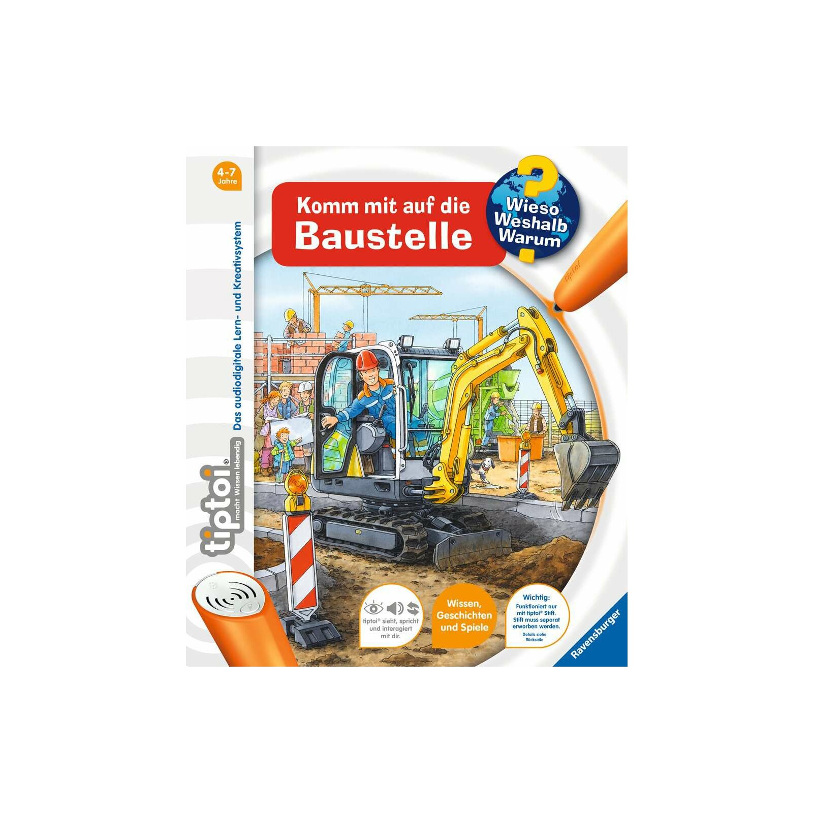 Ravensburger - tiptoi - Wieso? Weshalb? Warum? - Komm mit auf die Baustelle