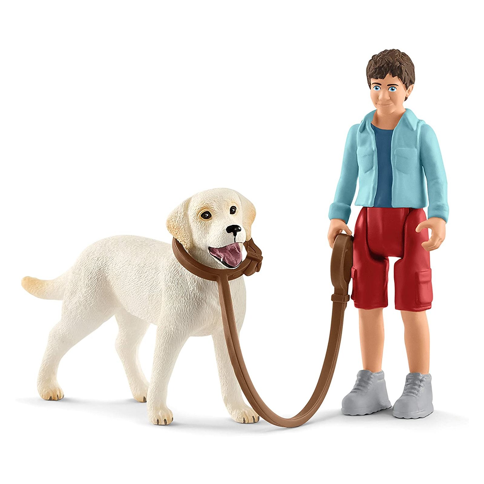 Schleich - Farm World - 42478 Spaziergang mit Labrador Retriever