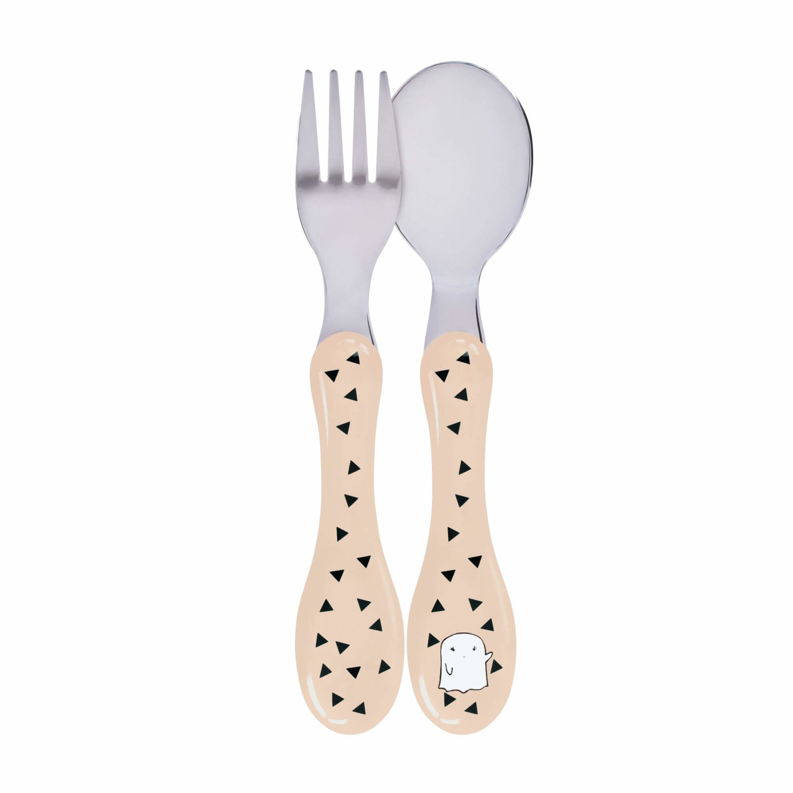 Lässig - Kinderbesteck Set, Little Spookies Peach (A)