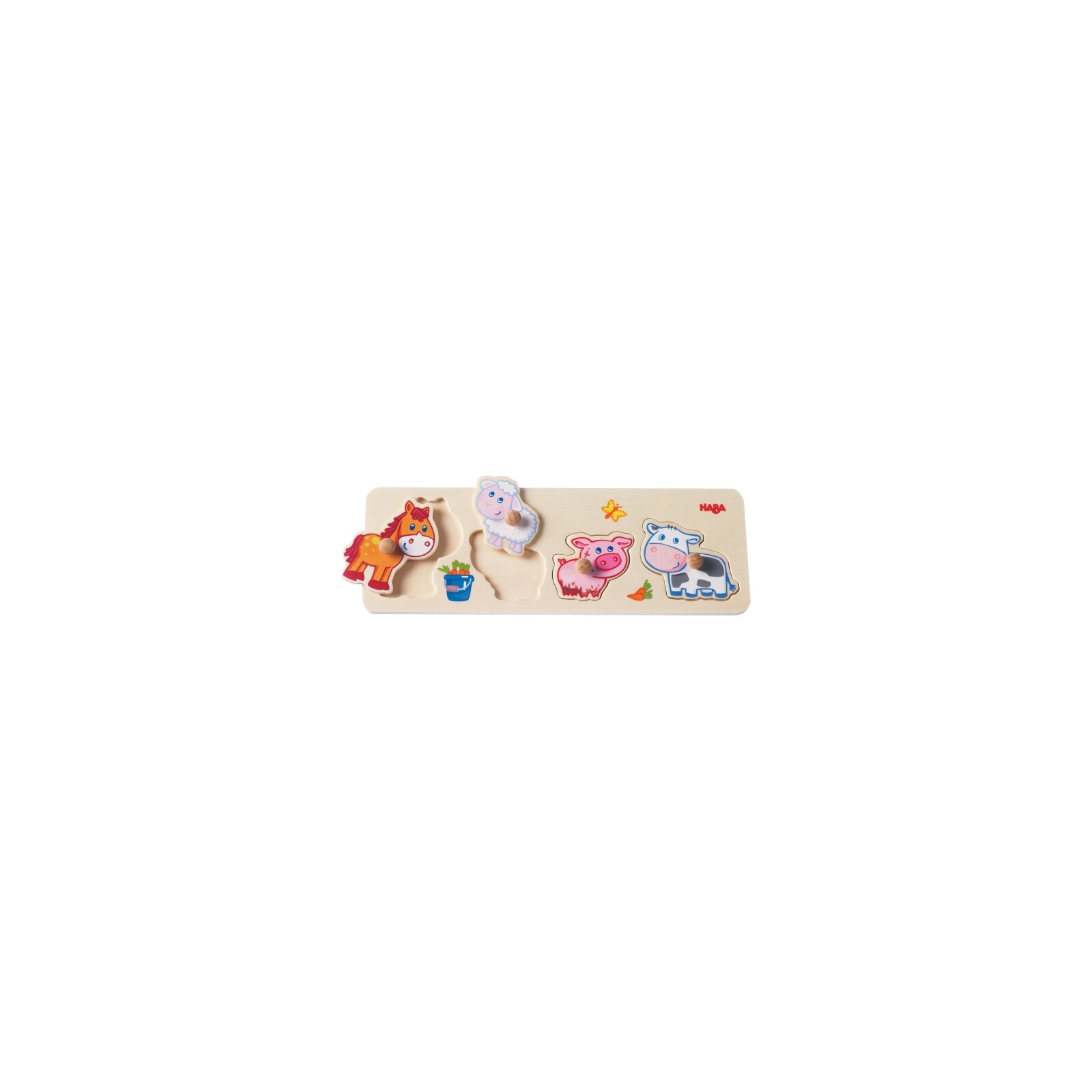 Haba - Puzzle aus Holz - 5 Teile - ab 1 Jahr - Tierkinder (4)