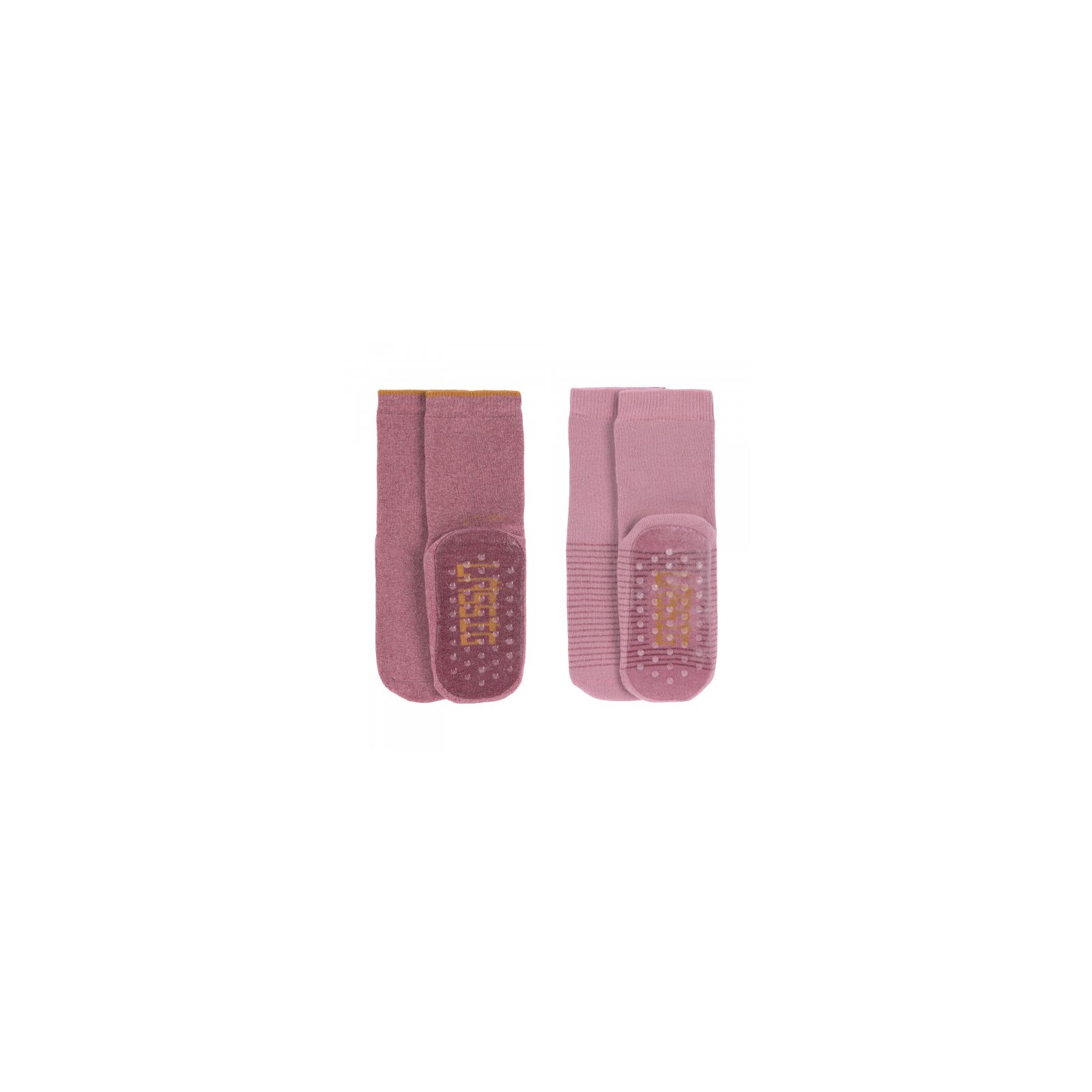 Lässig - Kinder Antirutsch-Socken (2er-Pack) - Anti-Slip Socks, Rosewood Gr.23-26 (2)