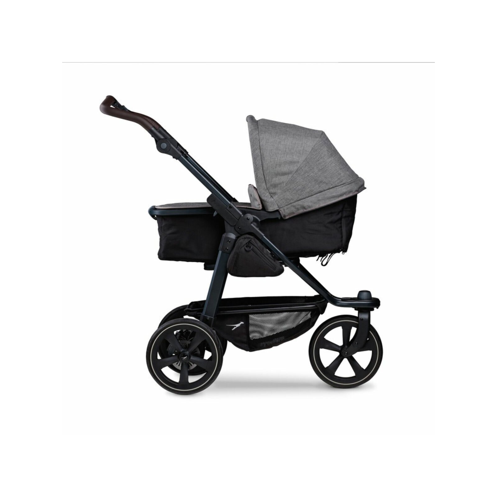 TFK - mono 2 - Kinderwagen PREMIUM-GRAU (Luftkammerreifen)