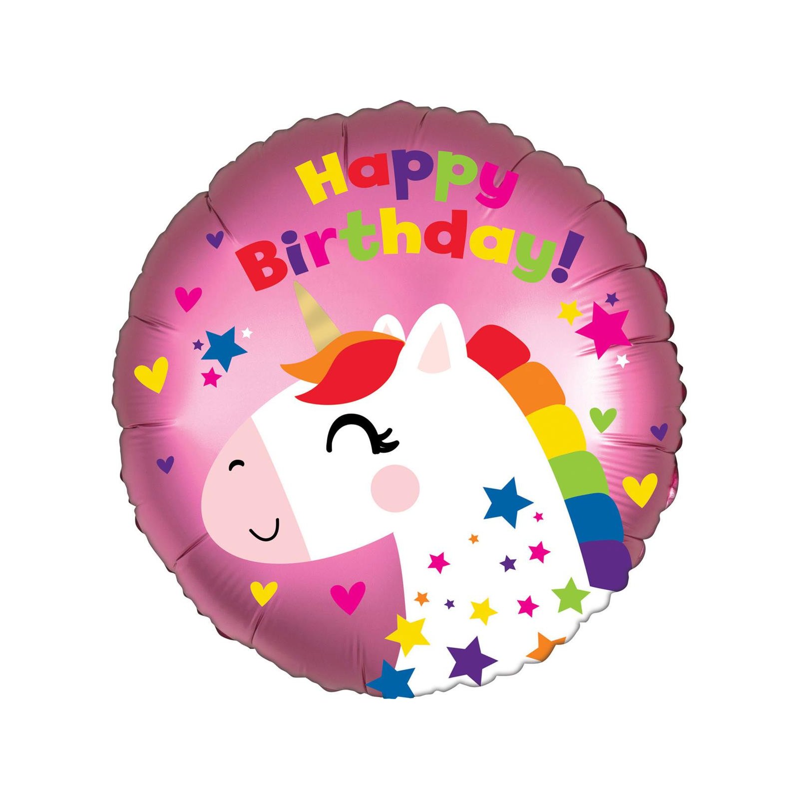 Amscan - Folienballon 'Happy Birthday Einhorn' (5)