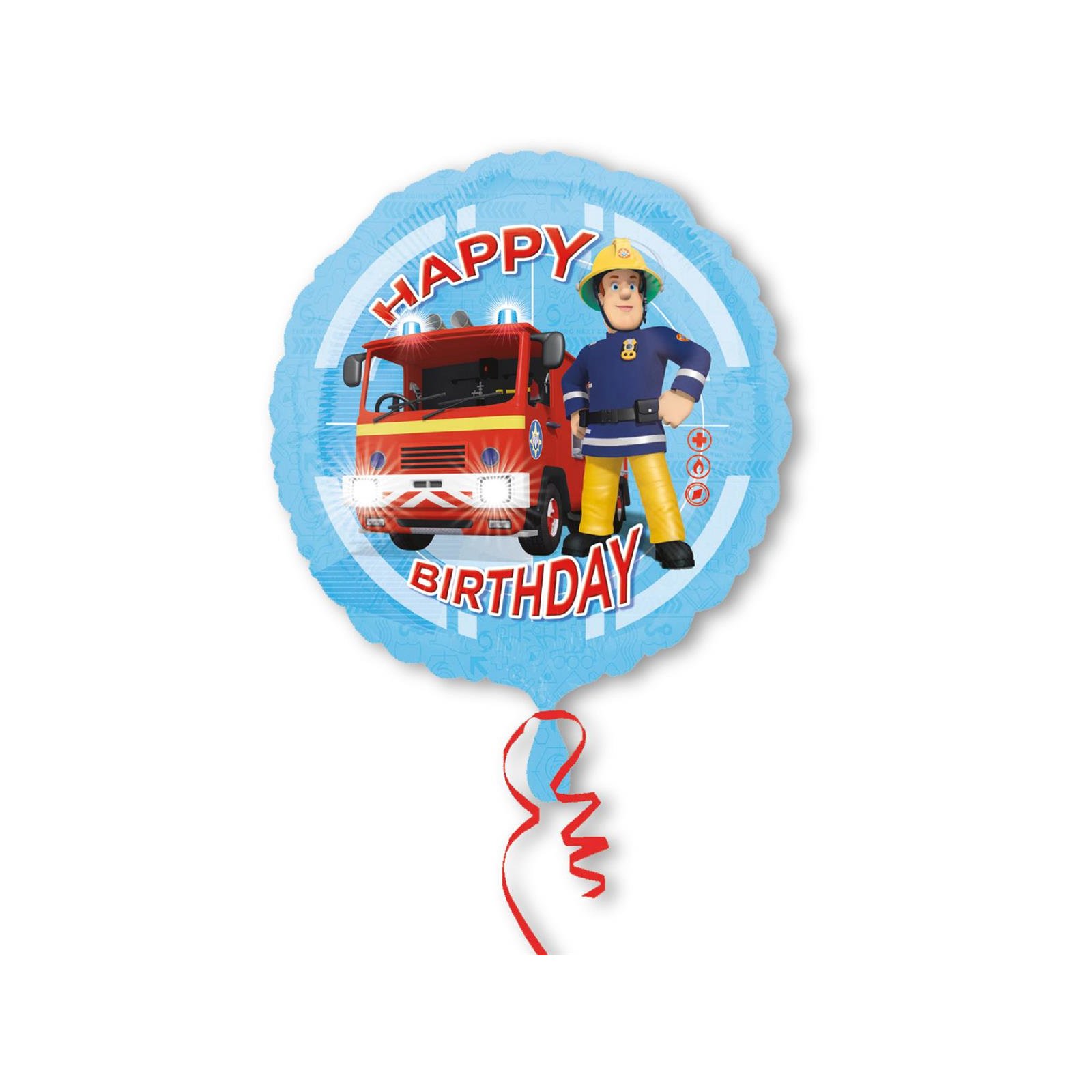 Amscan - Folienballon 'Happy Birthday Feuerwehrmann Sam' (5)