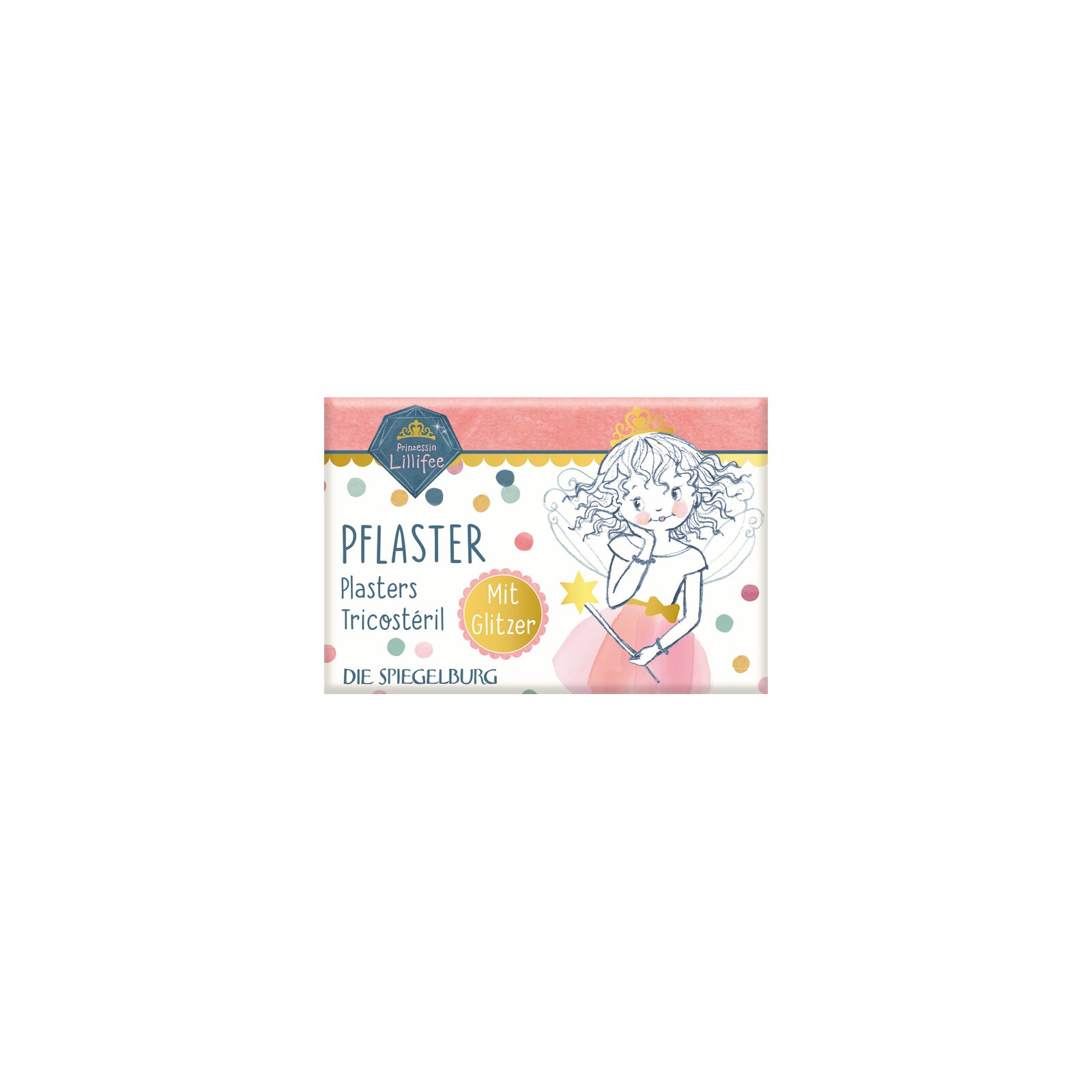 Die Spiegelburg - Prinzessin Lillifee - Pflasterstrips mit Glitzer Glitter & Gold (10 St.) (A)
