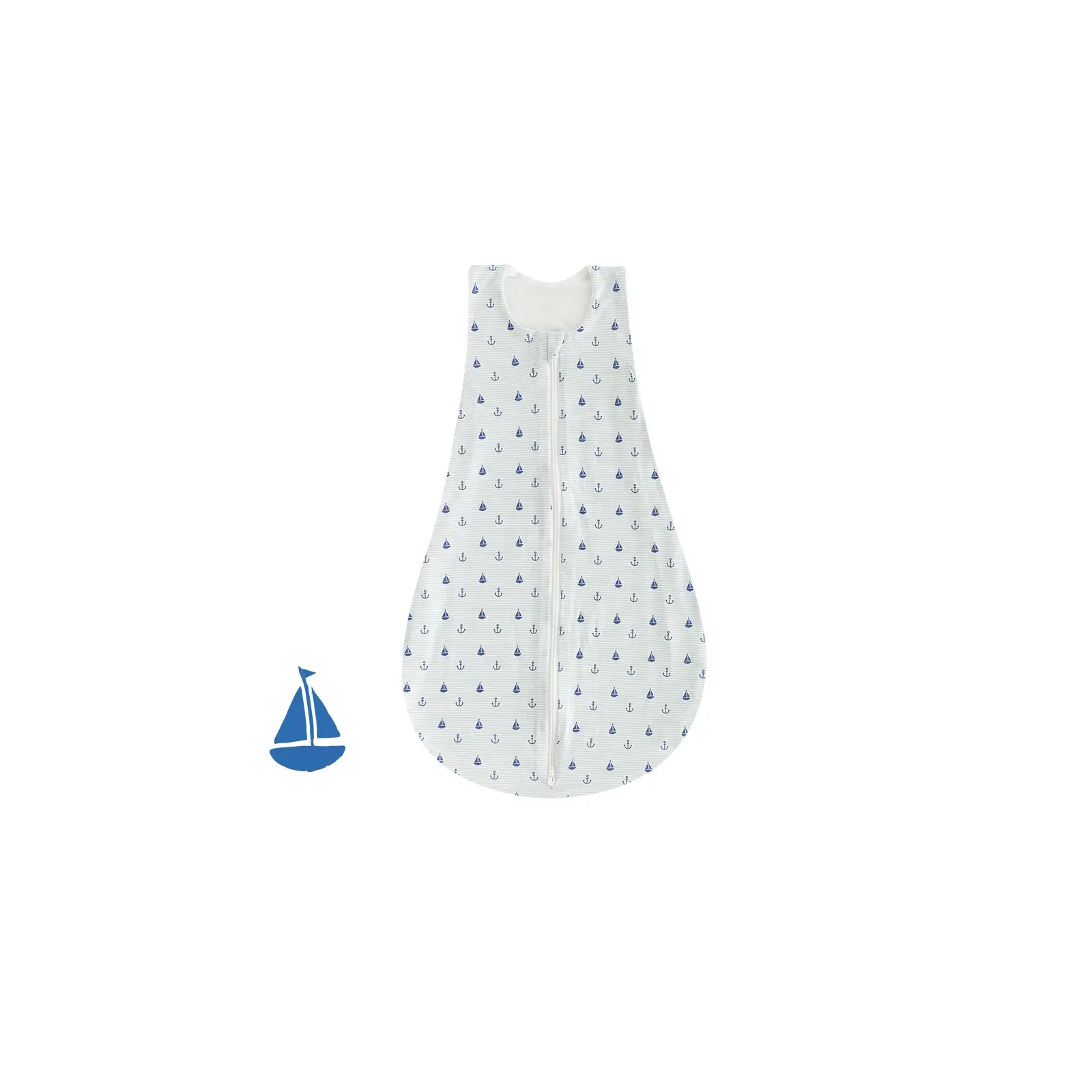 Träumeland - Sommer-Schlafsack Tencel (0,5 TOG) Anker Gr. 70