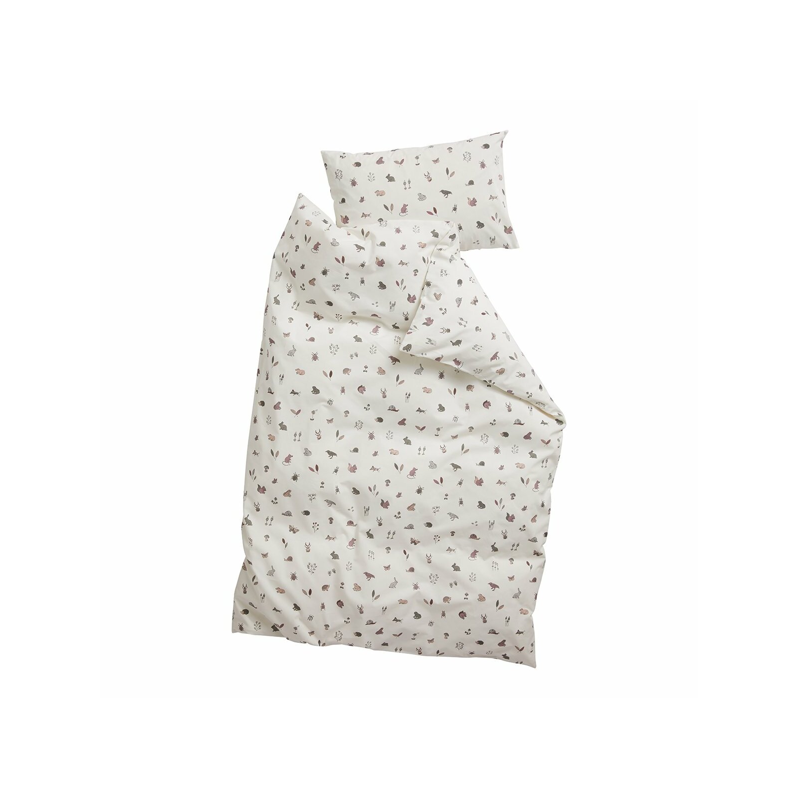 Leander - Junior-Bettwäsche Forrest DUSTY-ROSE (100/135 + 40/60 cm) (A)