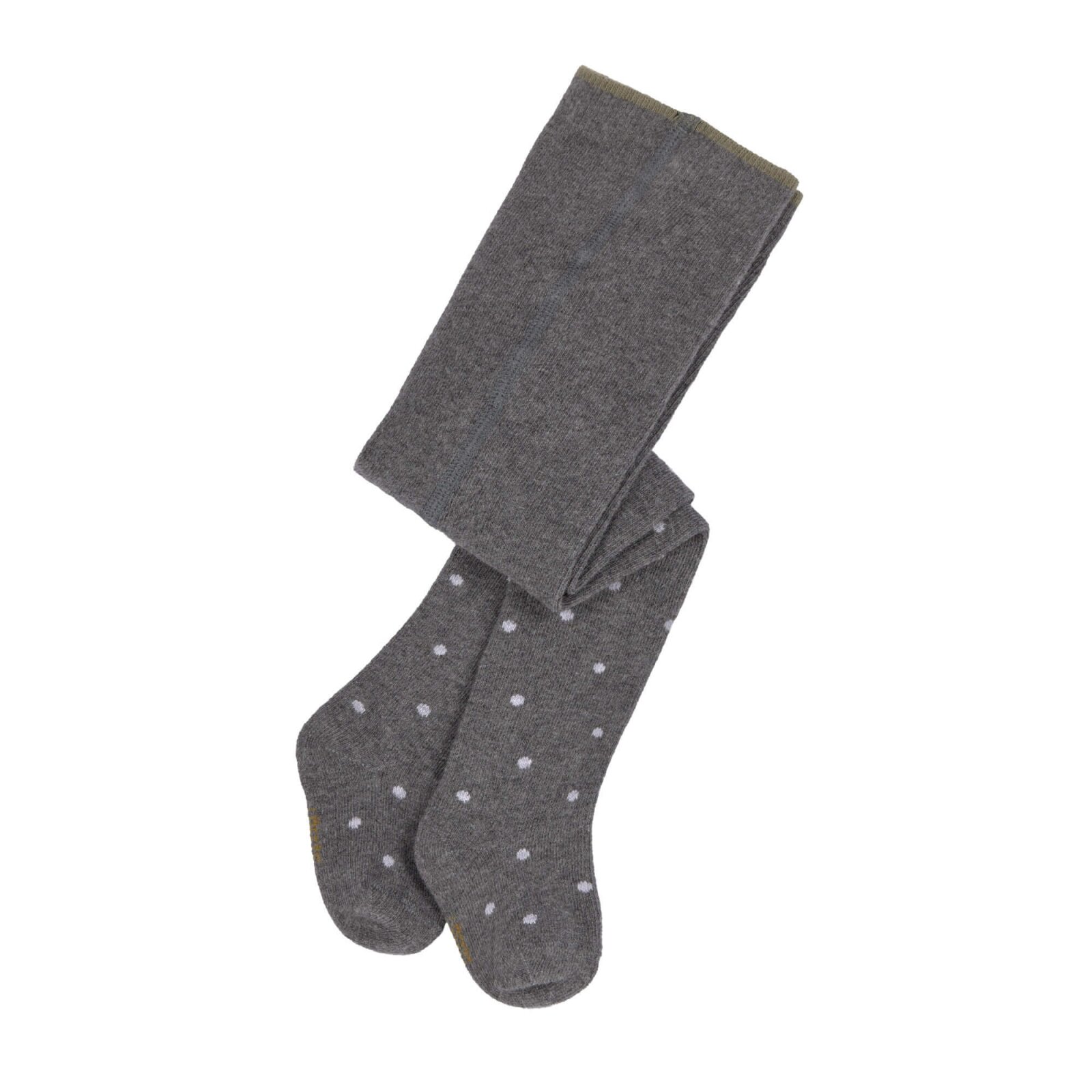 Lässig - Strumpfhose - Tights GOTS, Dots anthracite Gr. 86-92 (A)