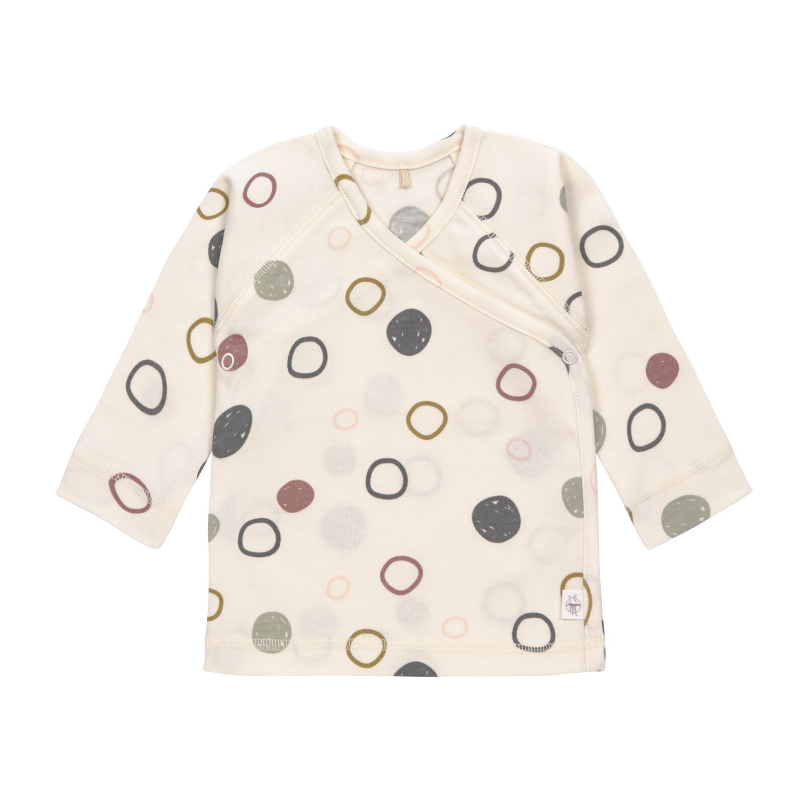 Lässig - Baby Wickelhemd, Circles Offwhite Gr. 62/68 (2)