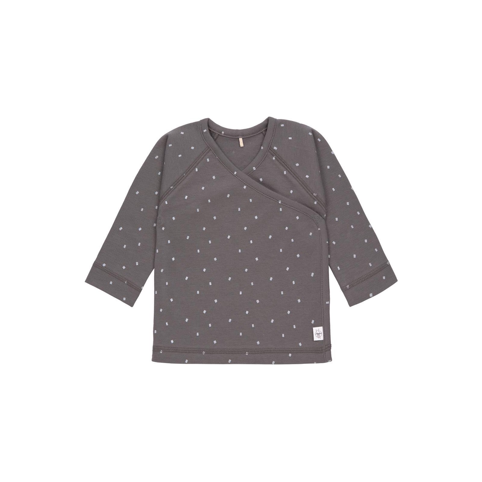 Lässig - Baby Wickelhemd, Spots anthracite Gr. 62/68 (2)