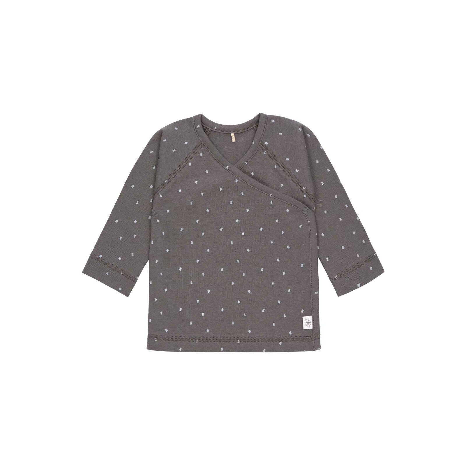 Lässig - Baby Wickelhemd, Spots anthracite Gr. 62/68 (A)