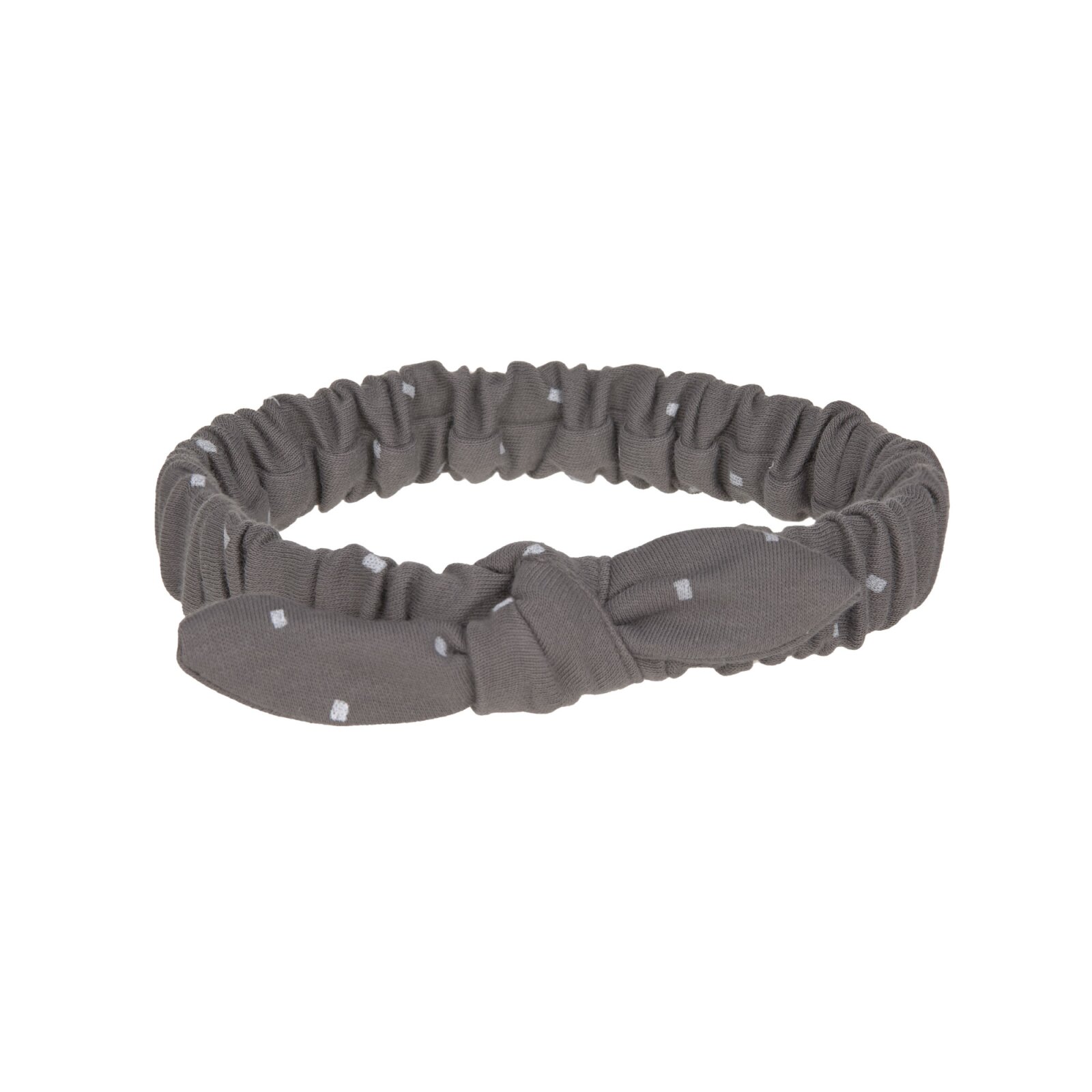 Lässig - Stirnband Baby GOTS - Cozy Colors, Spots Anthracite (1)
