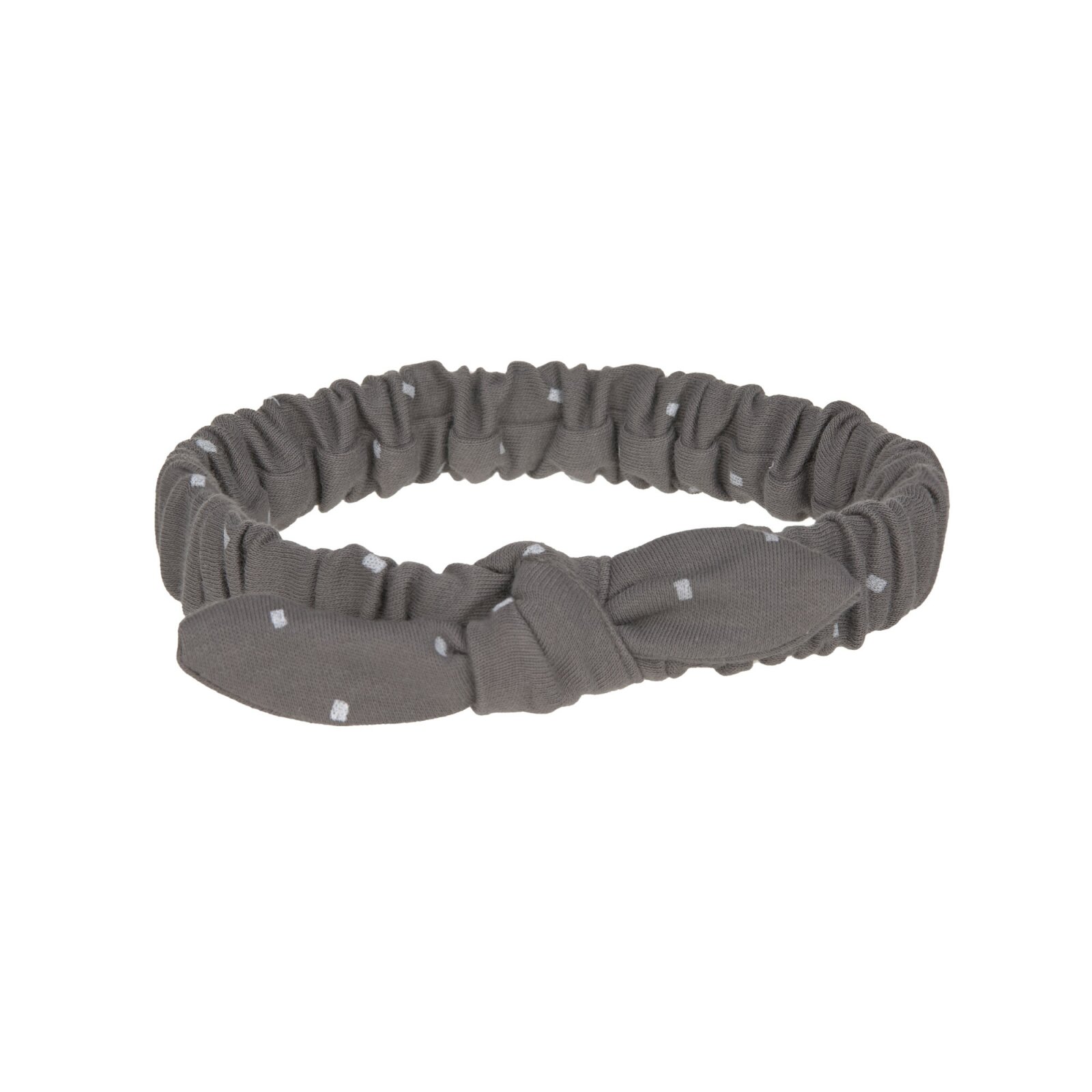 Lässig - Stirnband Baby GOTS - Cozy Colors, Spots Anthracite (A)