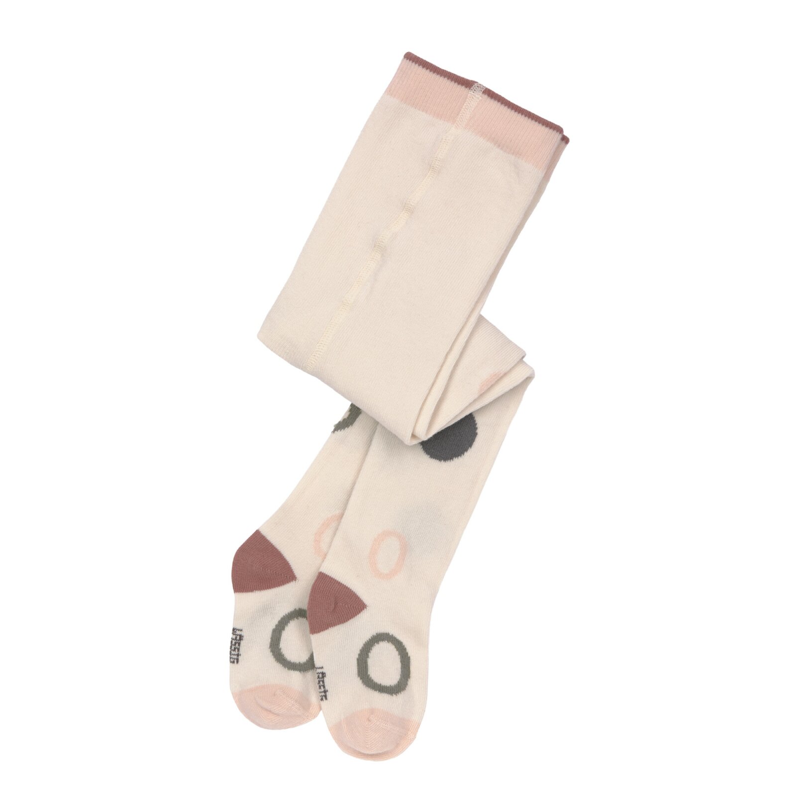 Lässig - Strumpfhose - Tights GOTS, CIRCLES OFFWHITE Gr. 50-56 (A)