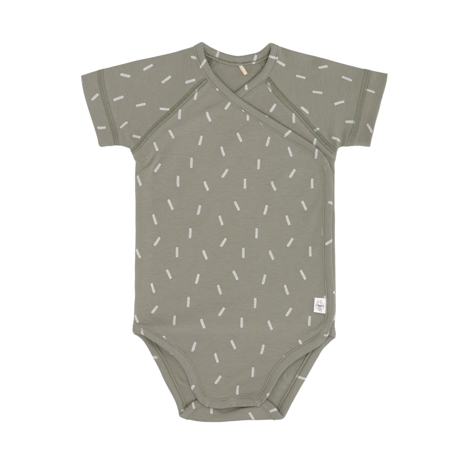 Lässig - Baby Body Kurzarm GOTS - Cozy Colors, Speckles olive Gr. 86/92 (2)