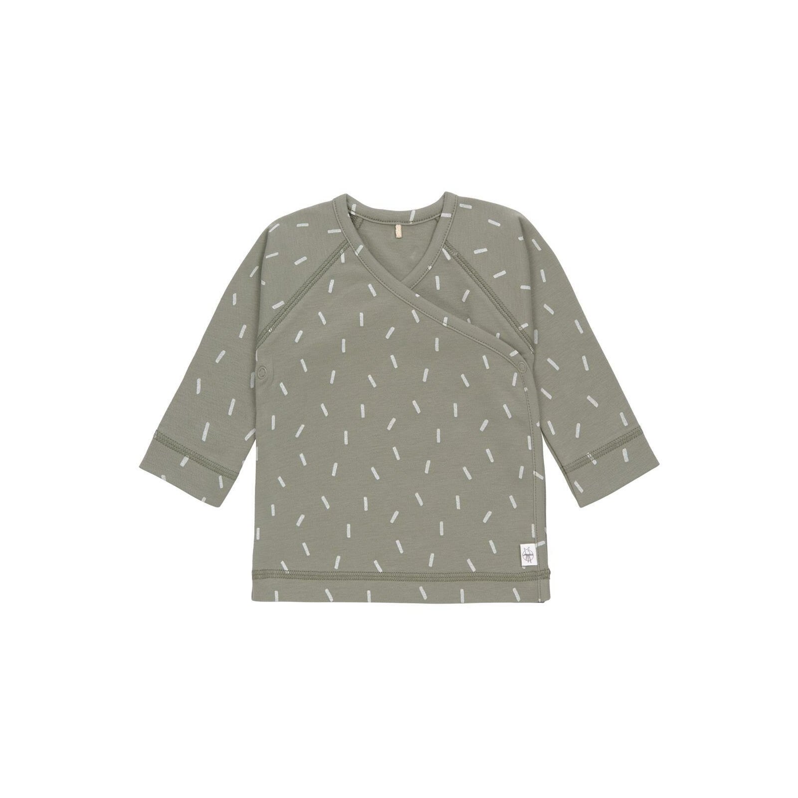Lässig - Baby Wickelhemd, Speckles olive Gr. 62/68 (A)