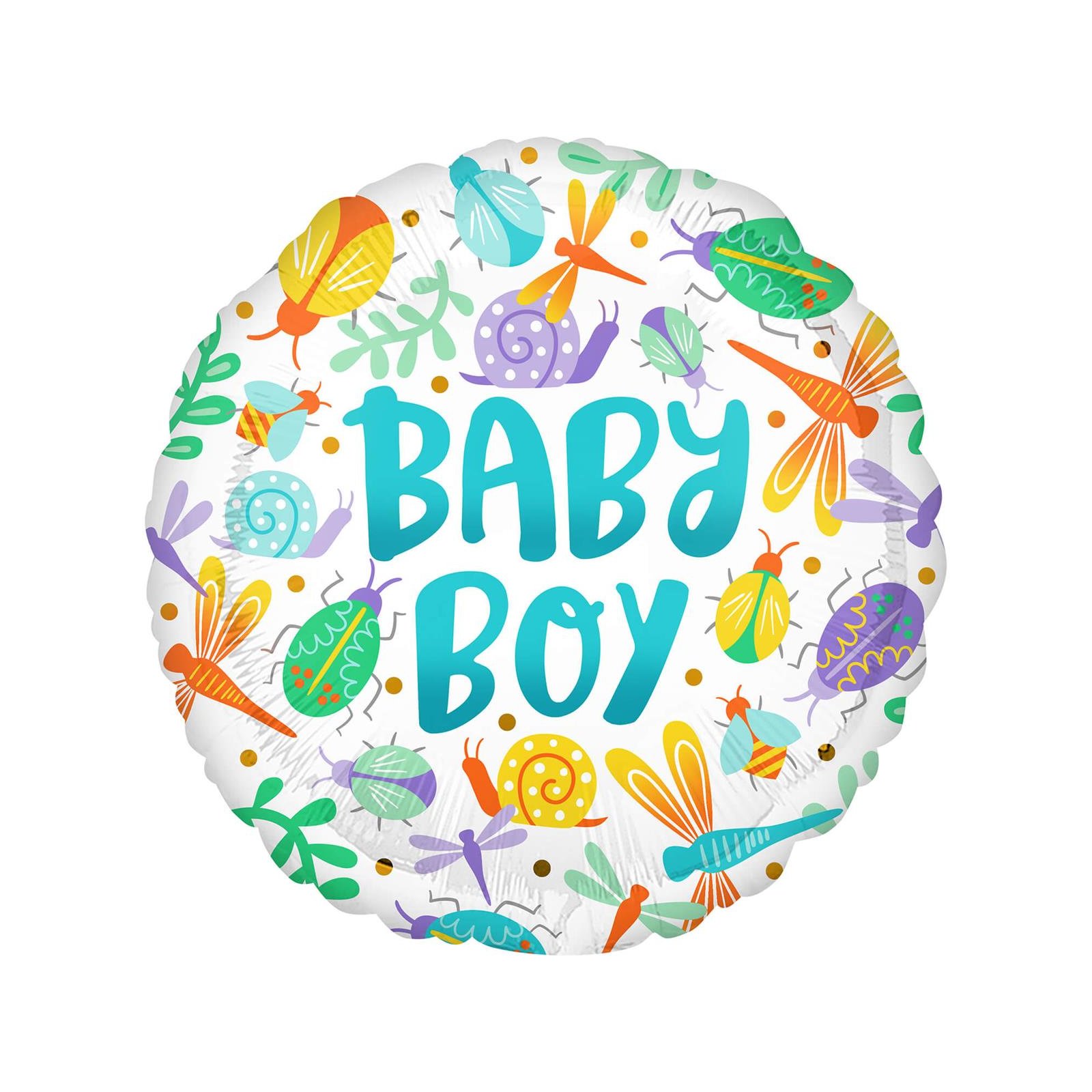 Amscan - Folienballon Baby Boy Watercolor (5)