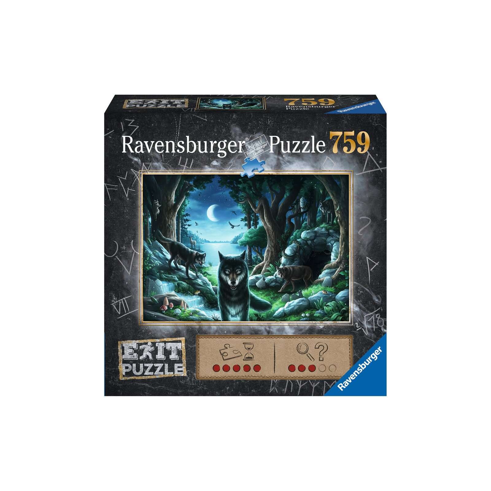 Ravensburger - Puzzle EXIT - 759 Teile - ab 12 Jahre - Wolfsgeschichten (A)