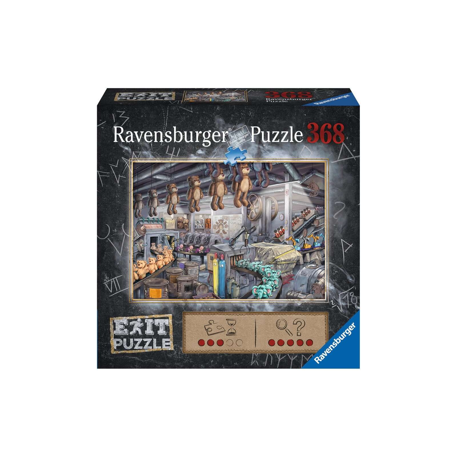 Ravensburger - Puzzle EXIT - 368 Teile - ab 12 Jahre - In der Spielzeugfabrik (A)