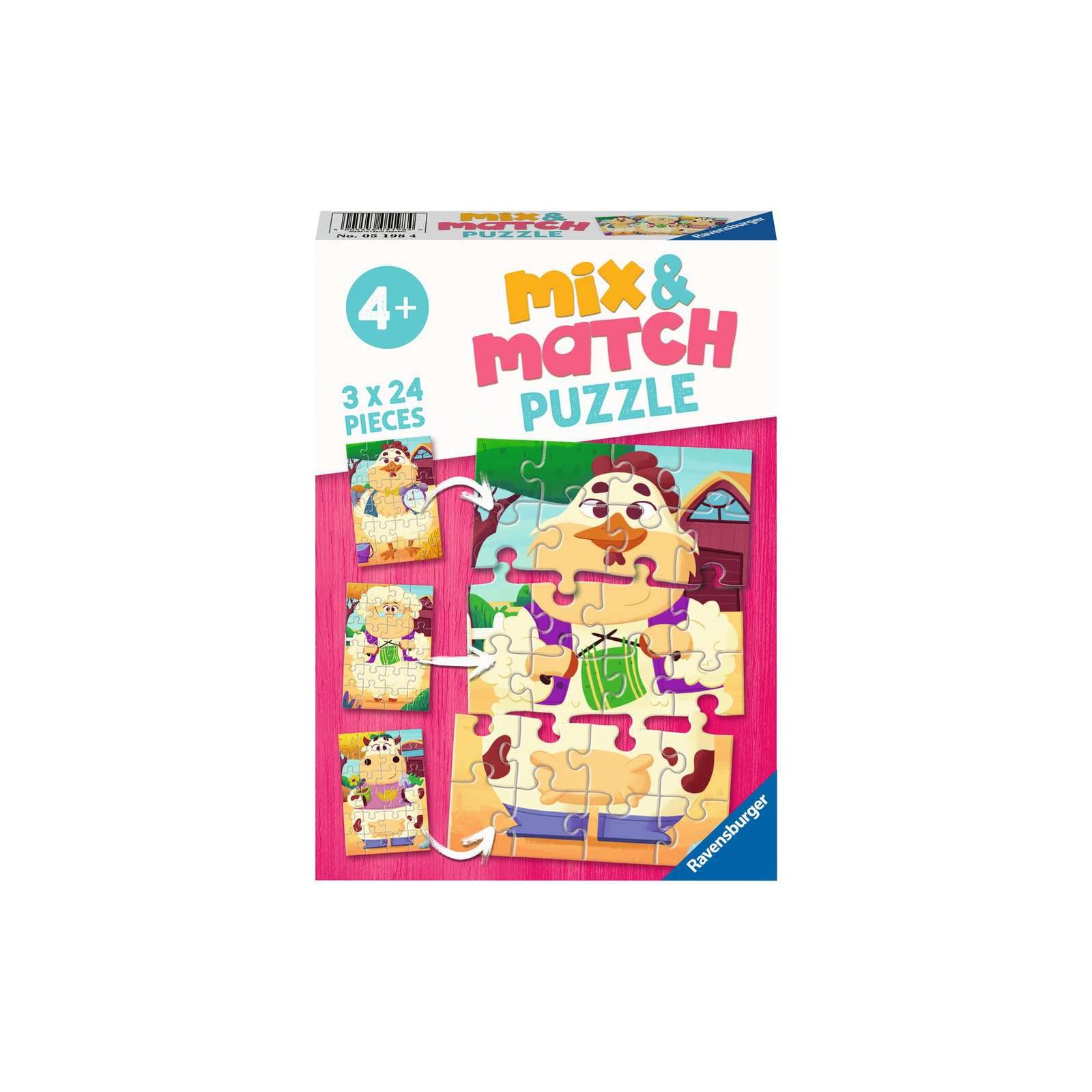 Ravensburger - Meine Bauernhoffreunde PUZZLE (3 x 24 TEILE)