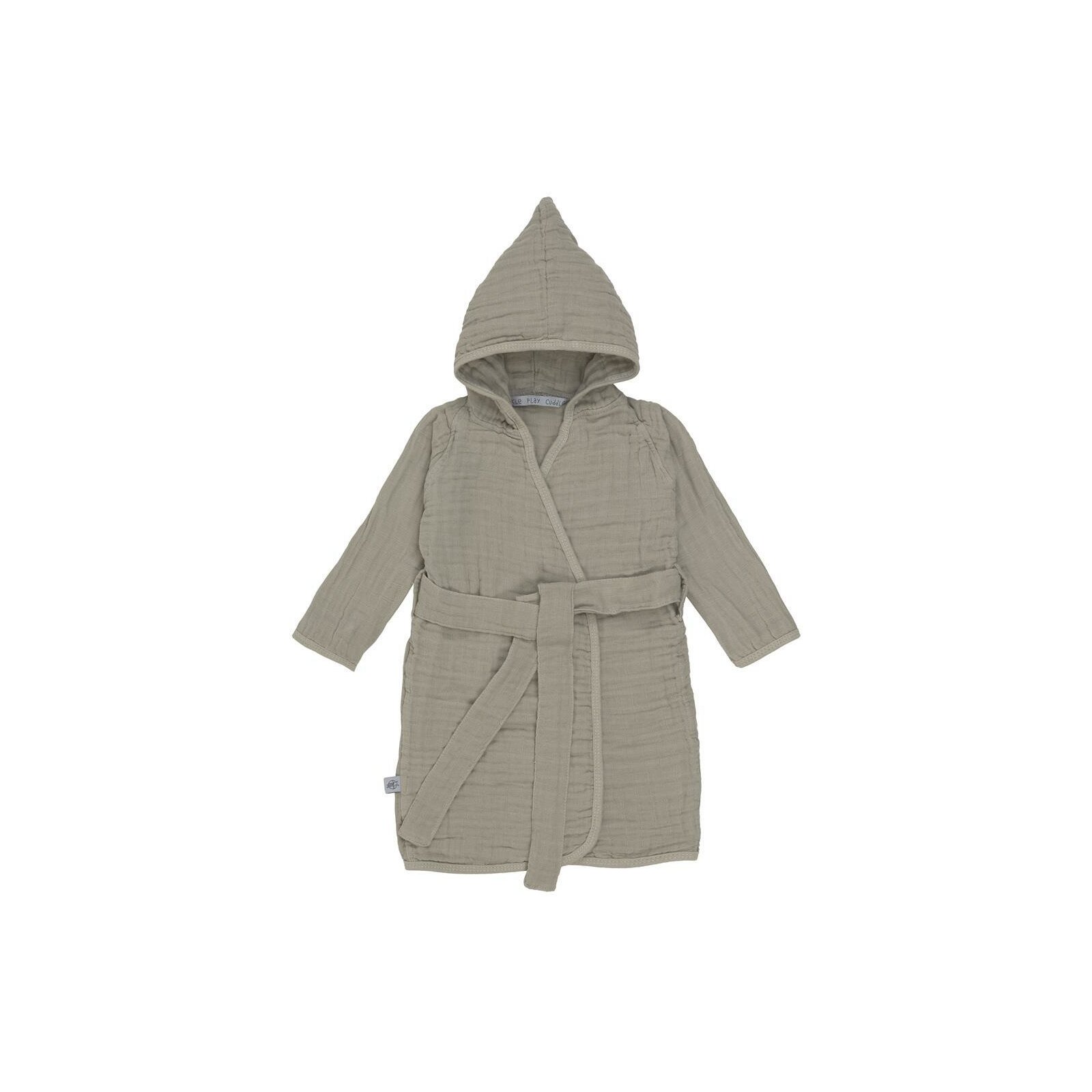 Lässig - Kinder-Bademantel OLIVE Gr. 80-86 (A)