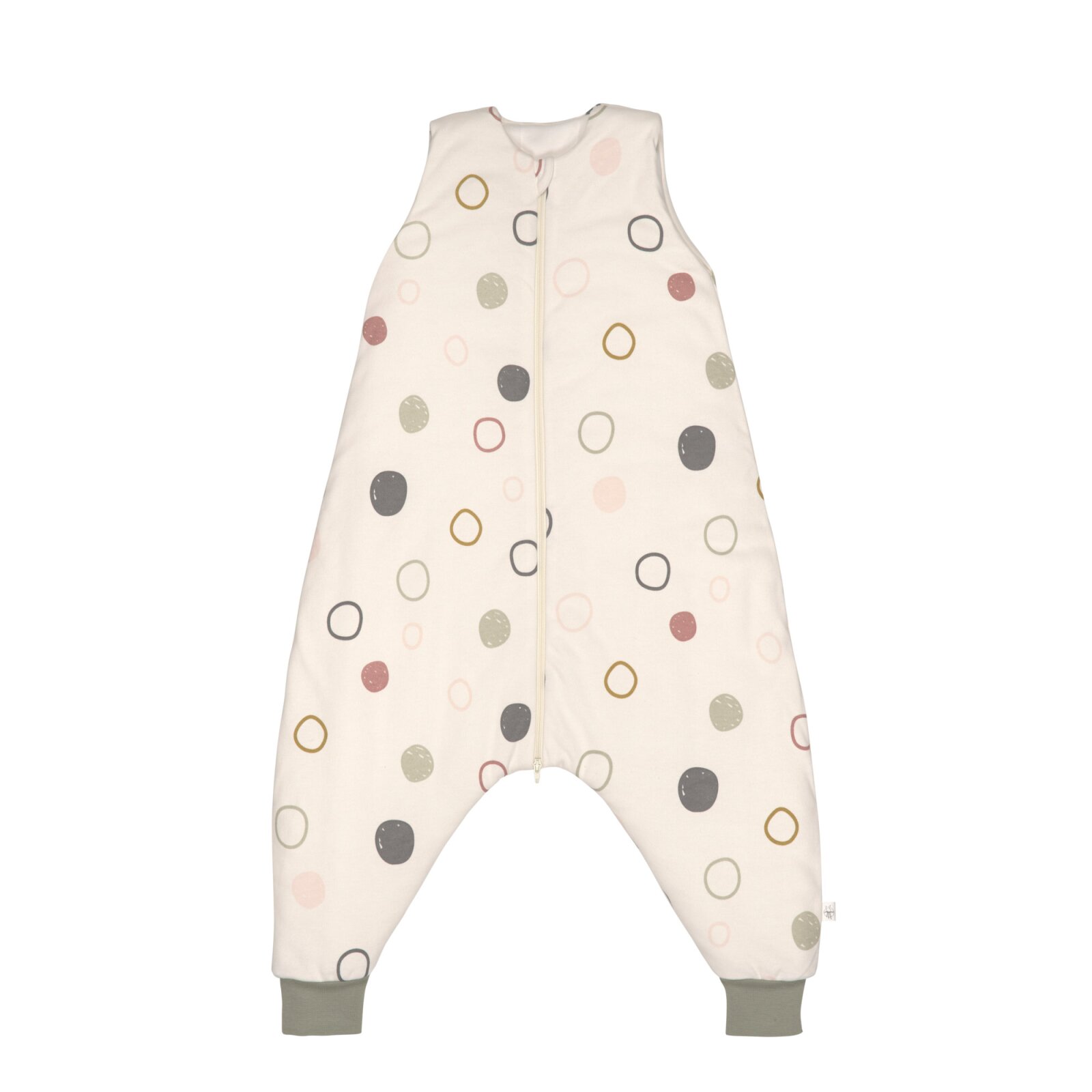 Lässig - Schlafsack mit Beinen - Sleeping Jumper, Circles Offwhite Gr. 92-98 (2)