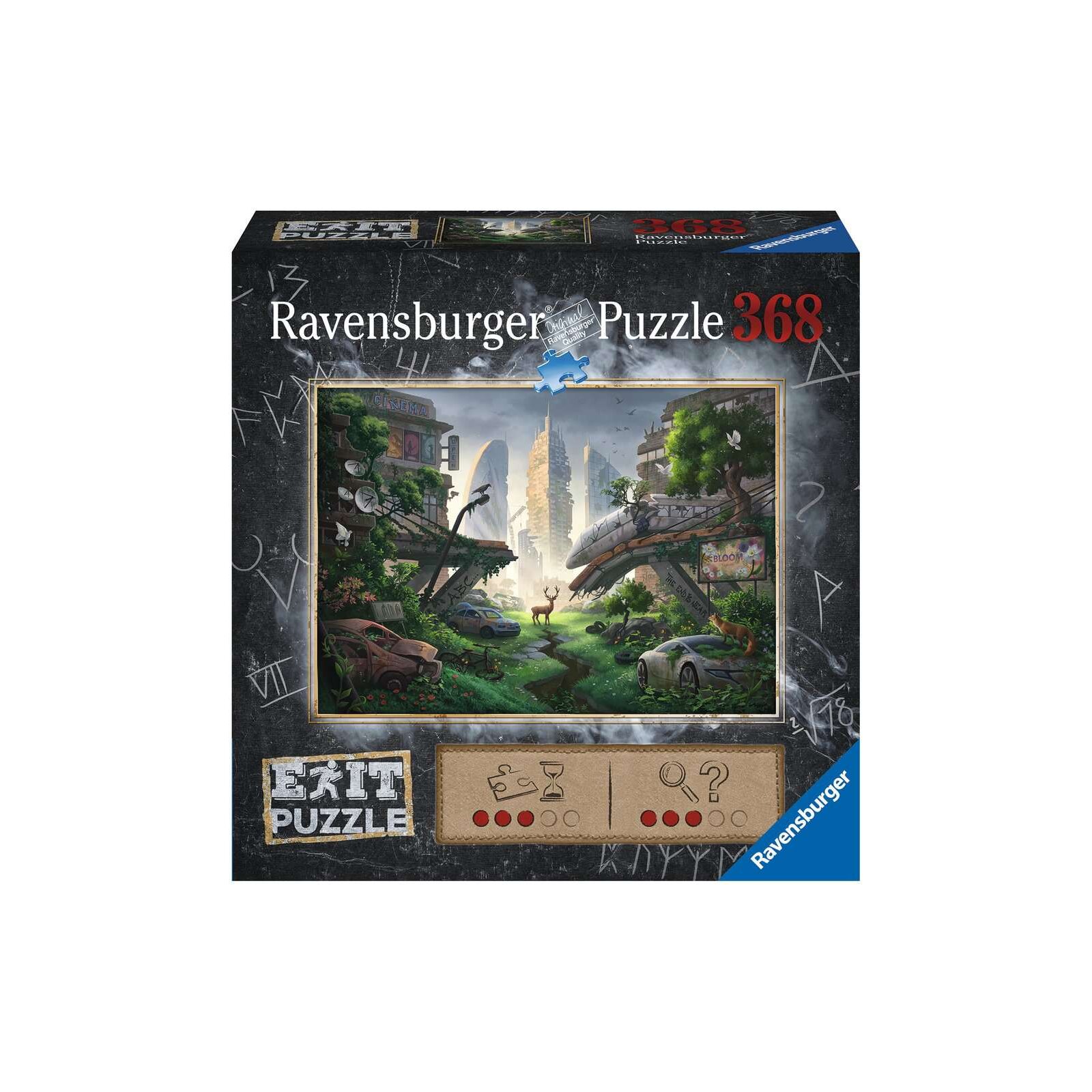 Ravensburger - Puzzle EXIT - 368 Teile - ab 12 Jahre - Apokalyptische Stadt (A)
