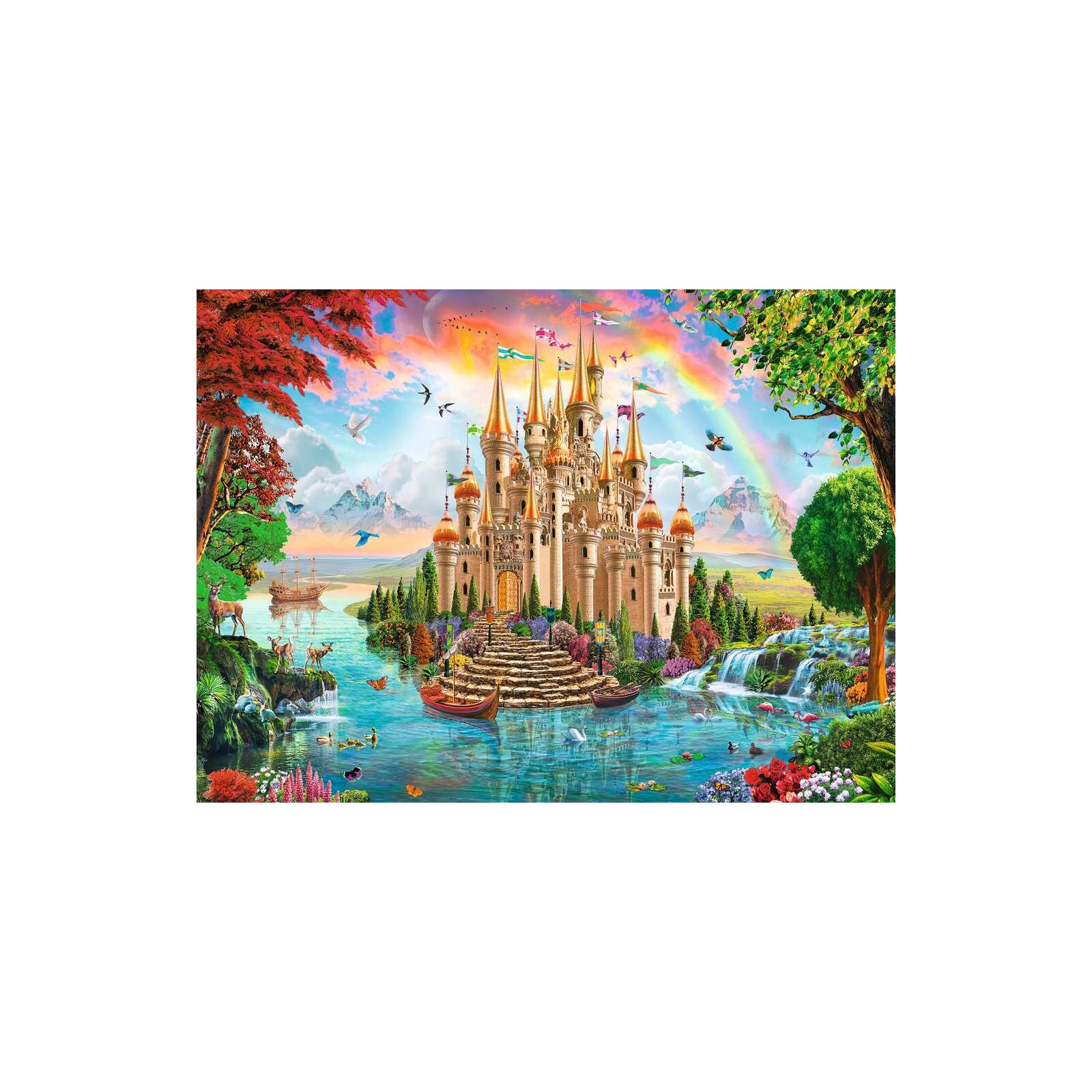 Ravensburger - Puzzle - 100 Teile - ab 6 Jahre - Märchenhaftes Schloss (A)