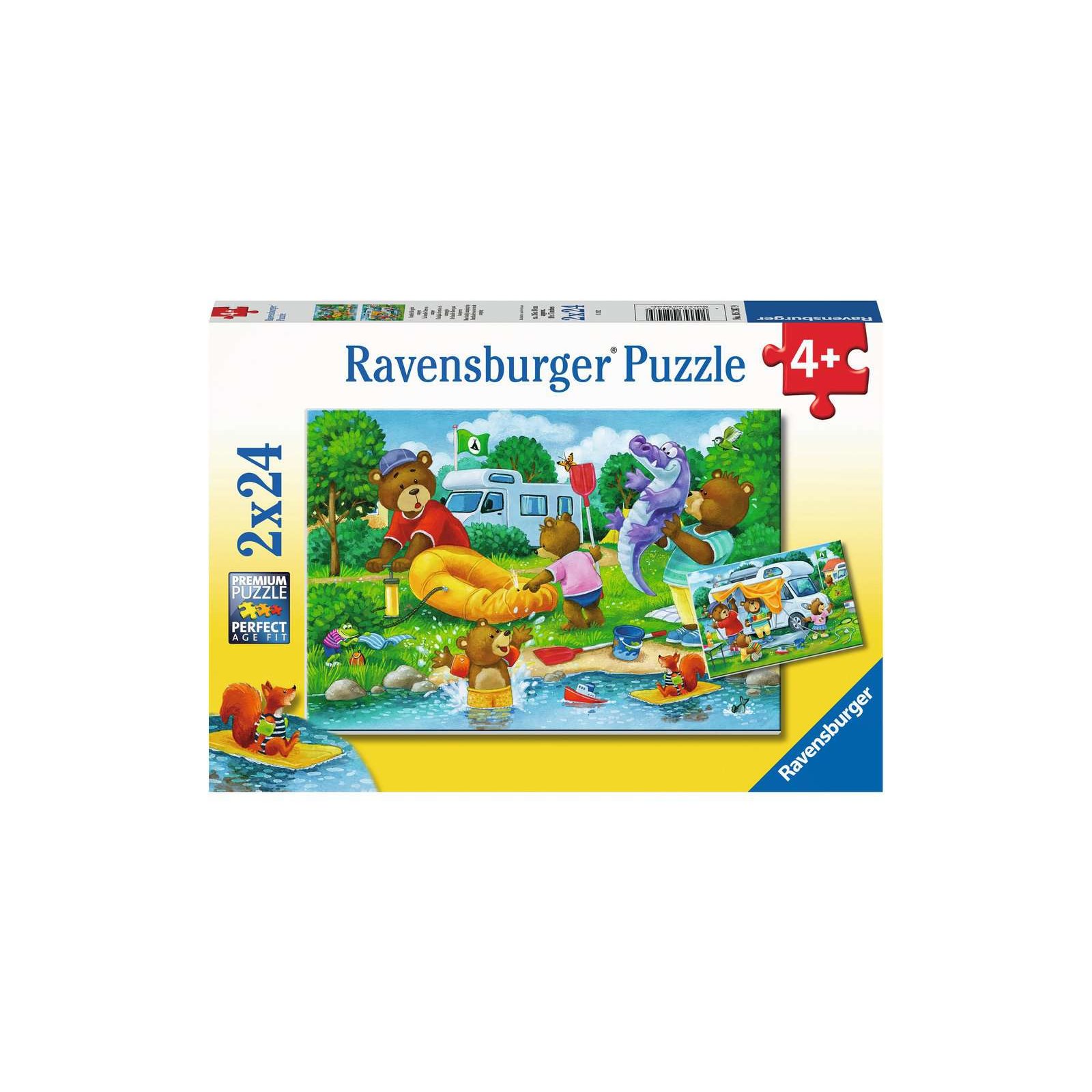 Ravensburger - Familie Bär geht campen PUZZLE (2 x 24 TEILE)