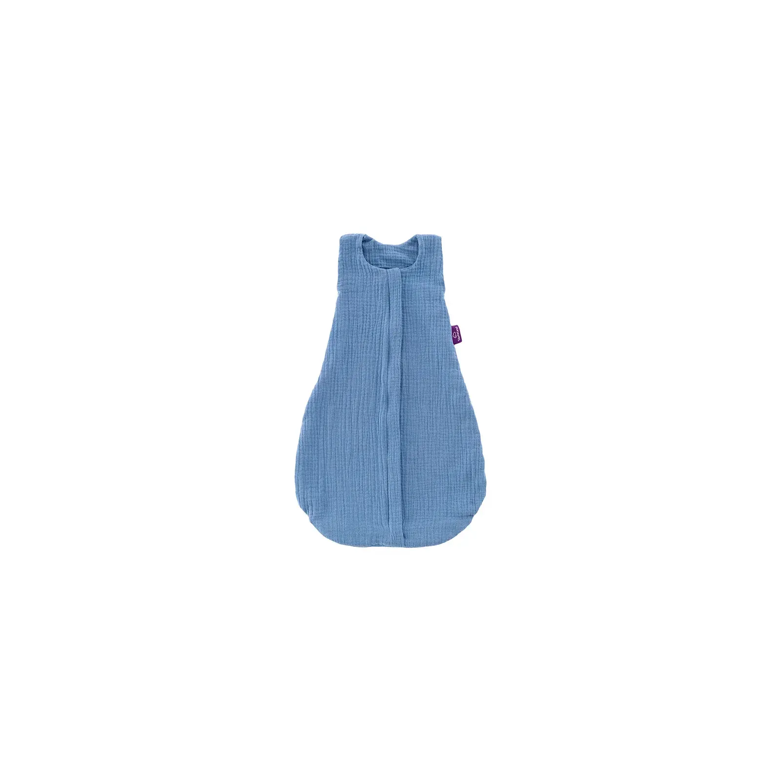 Träumeland - Sommer-Schlafsack Baumwoll-Musselin (0,5 TOG) hellblau Gr. 90 (A)