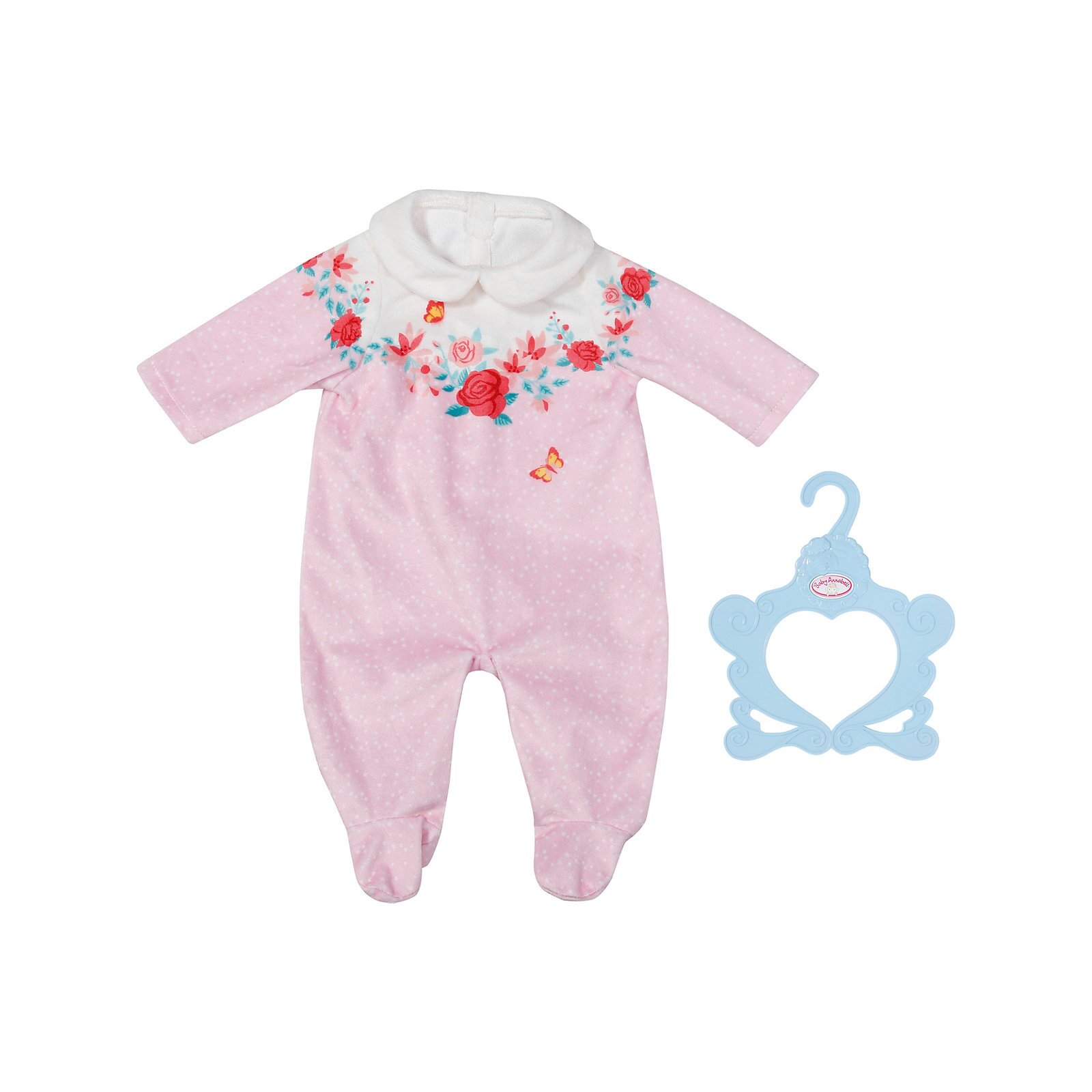 Zapf - Baby Annabell Strampler rosa Blumen 43cm