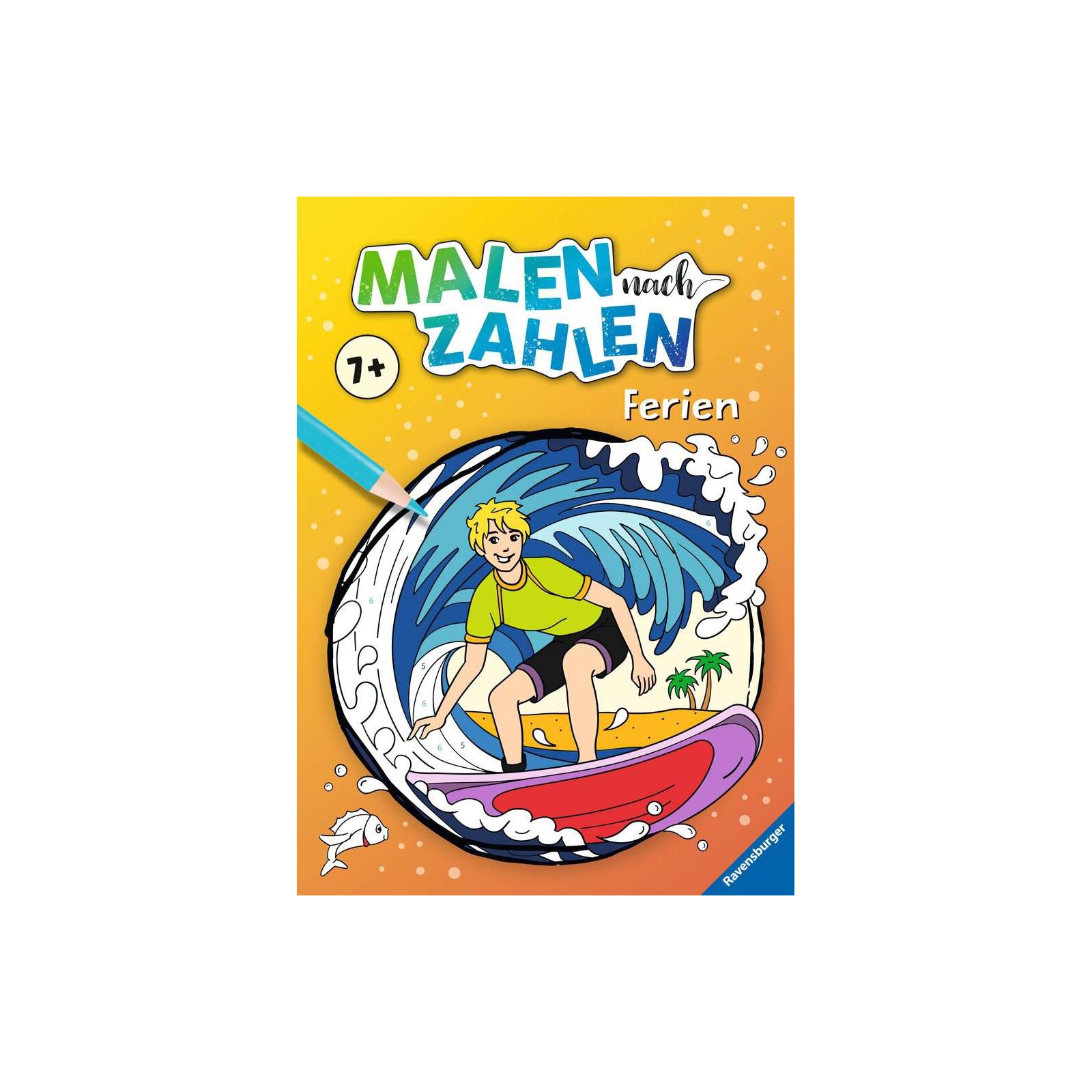 Ravensburger - Malbuch Malen nach Zahlen: Ferien (A)