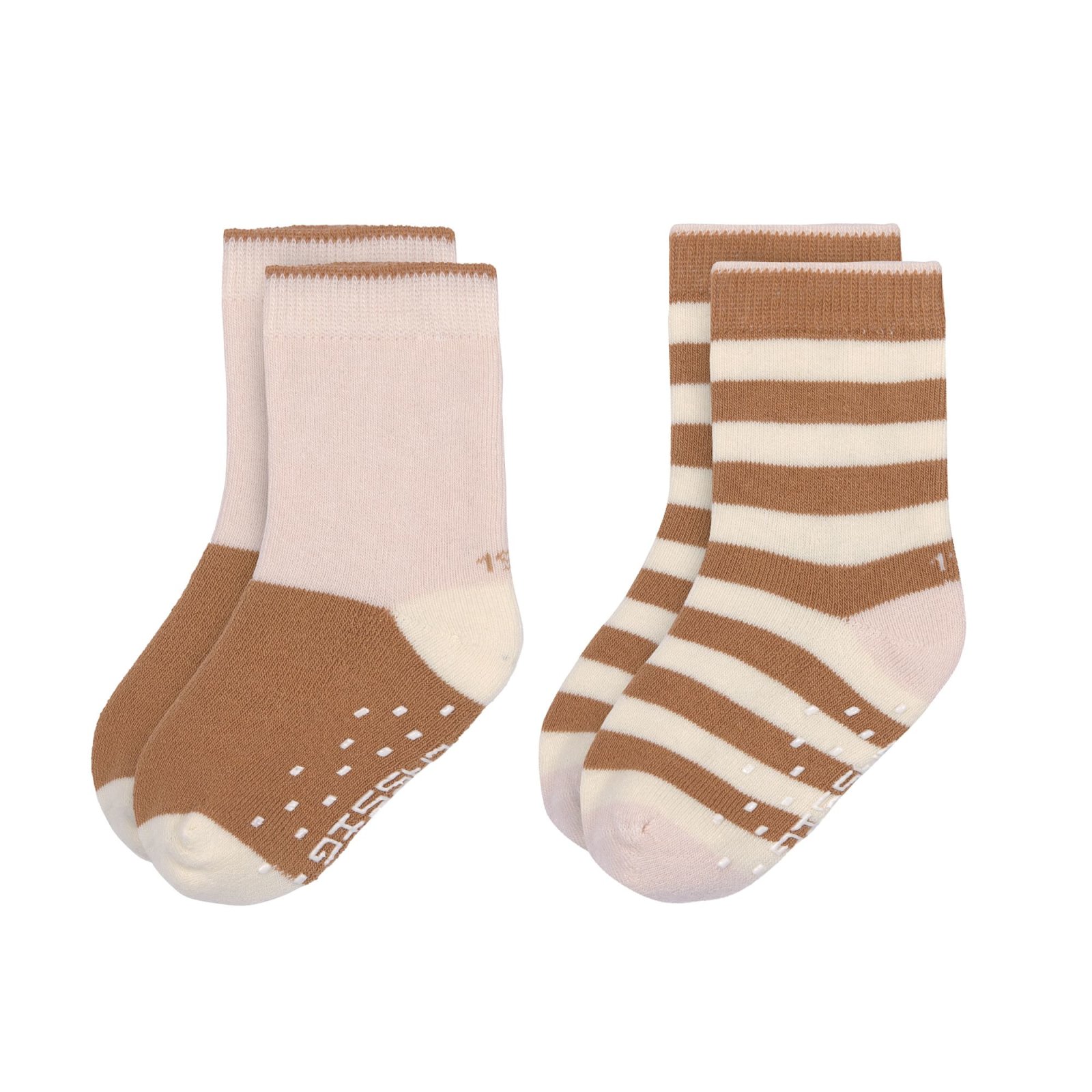 Lässig - Kinder Antirutsch-Socken (2er-Pack) - Anti-Slip Socks, Rosa Karamel Gr. 19-22 (2)