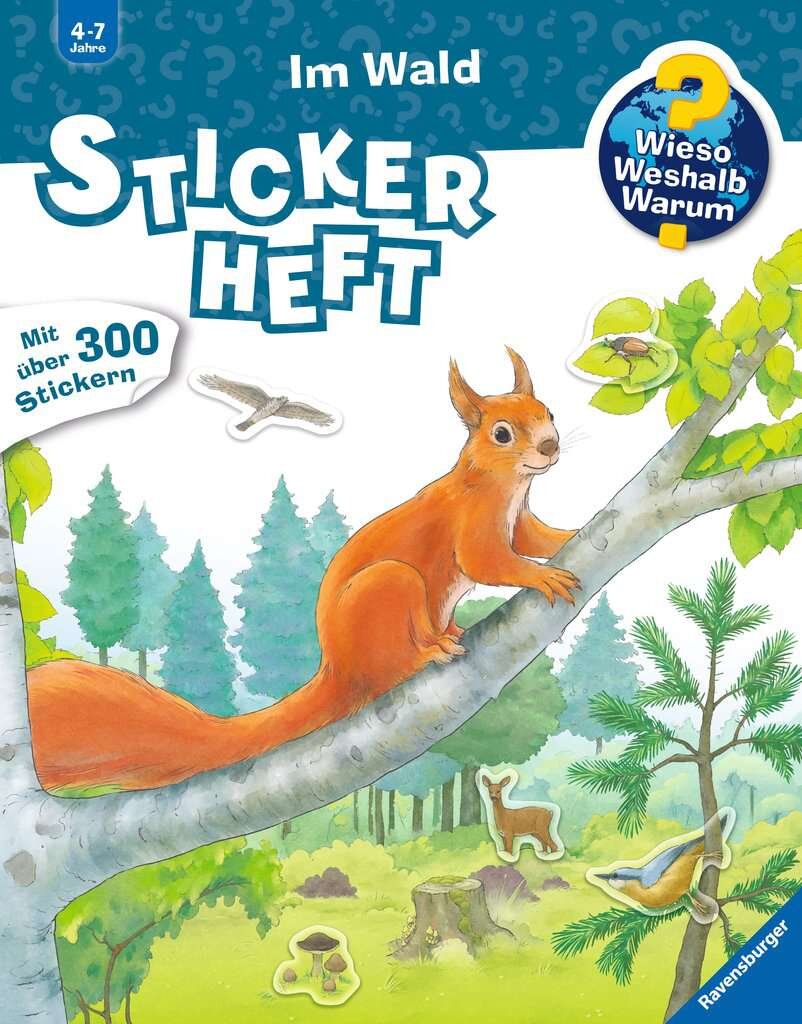 Ravensburger - Wieso? Weshalb? Warum? Stickerheft: Im Wald