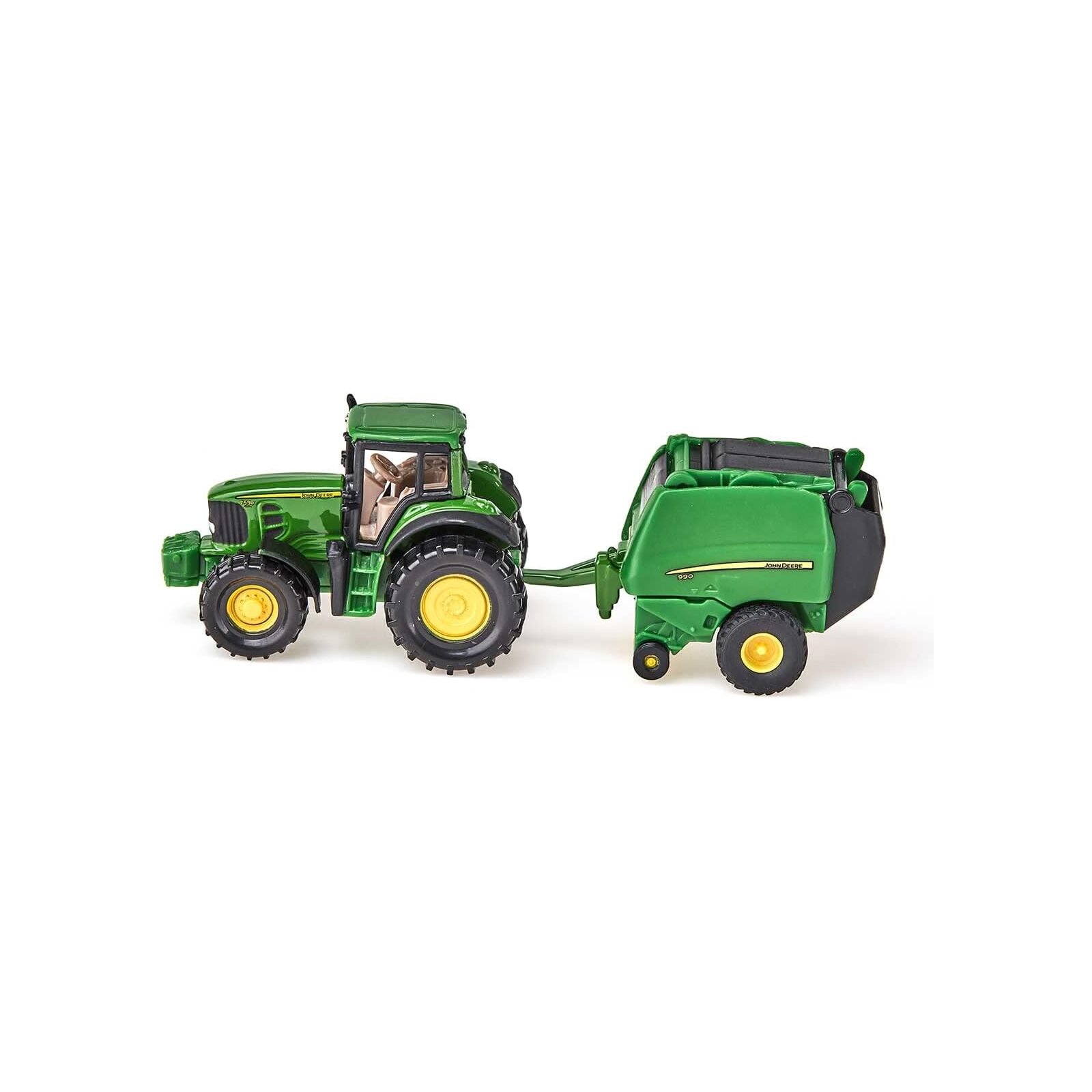 SIKU - John Deere Traktor mit Ballenpresse
