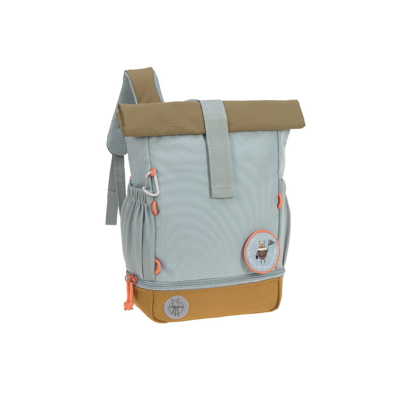 Lässig - Kinderrucksack Mini Rolltop - Nature Light Blue, ab 3 Jahren