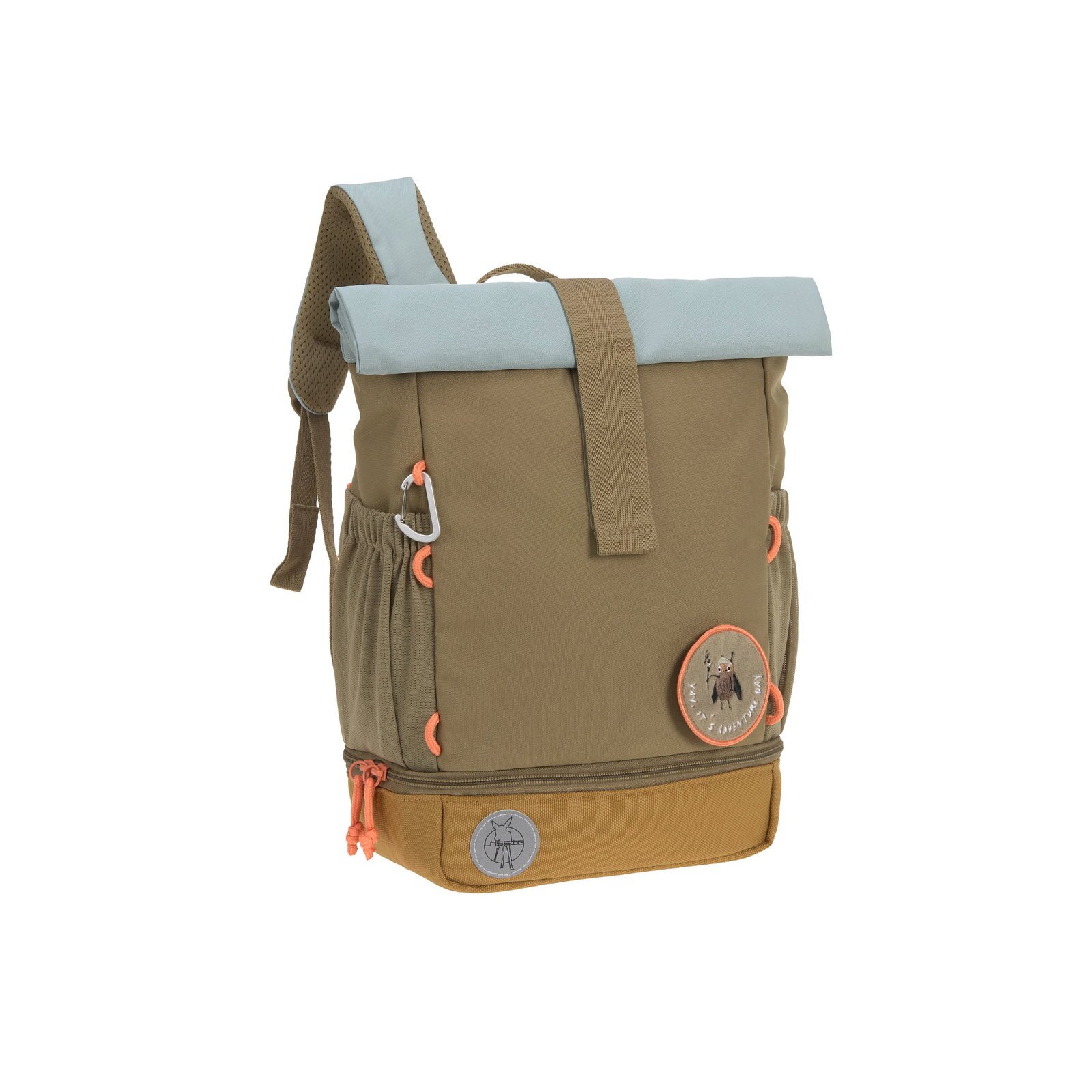Lässig - Kinderrucksack Mini Rolltop Backpack - Nature Olive, ab 3 Jahren