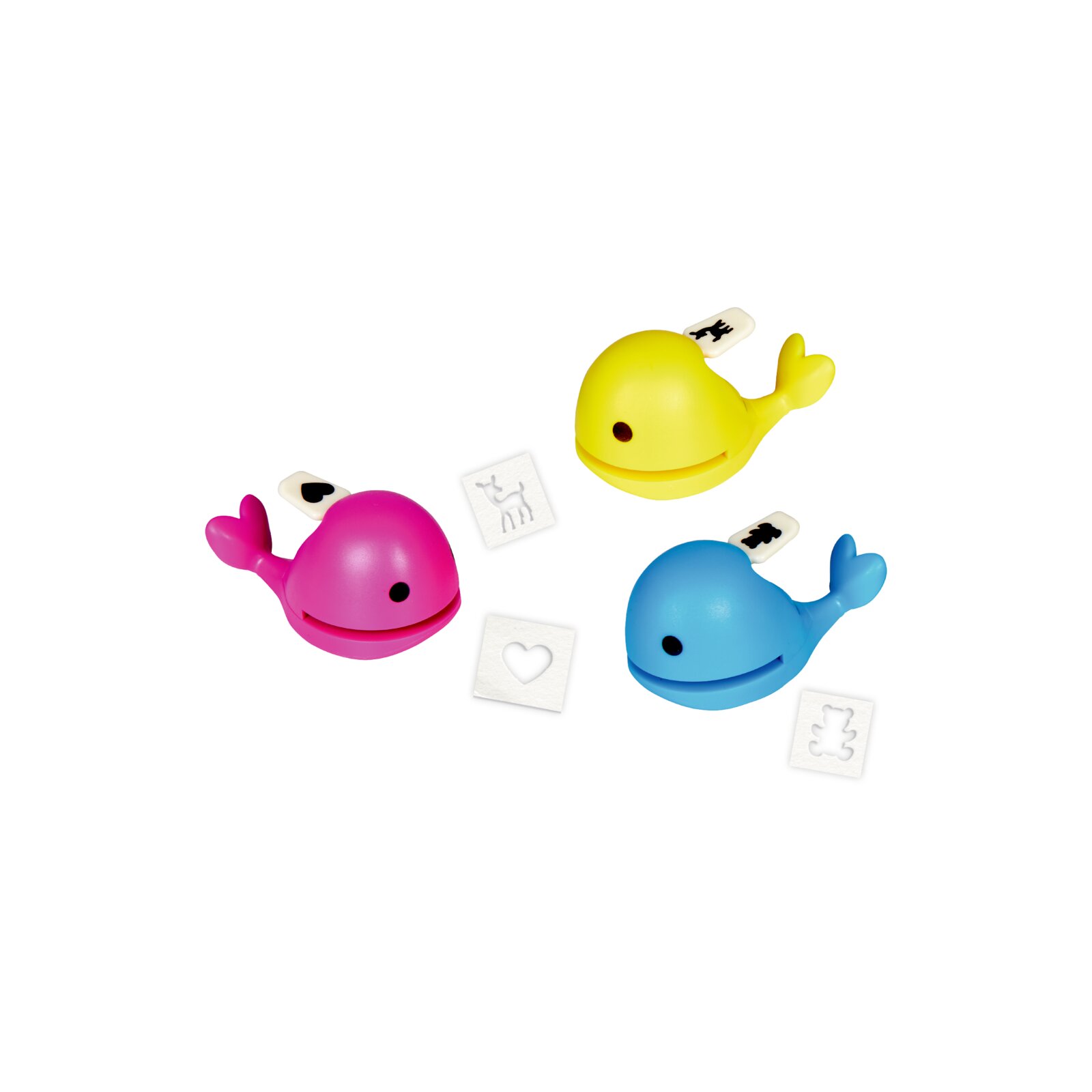 Die Spiegelburg - Bunte Geschenke - Motiv-Ausstanzer Wal, sort. (A)