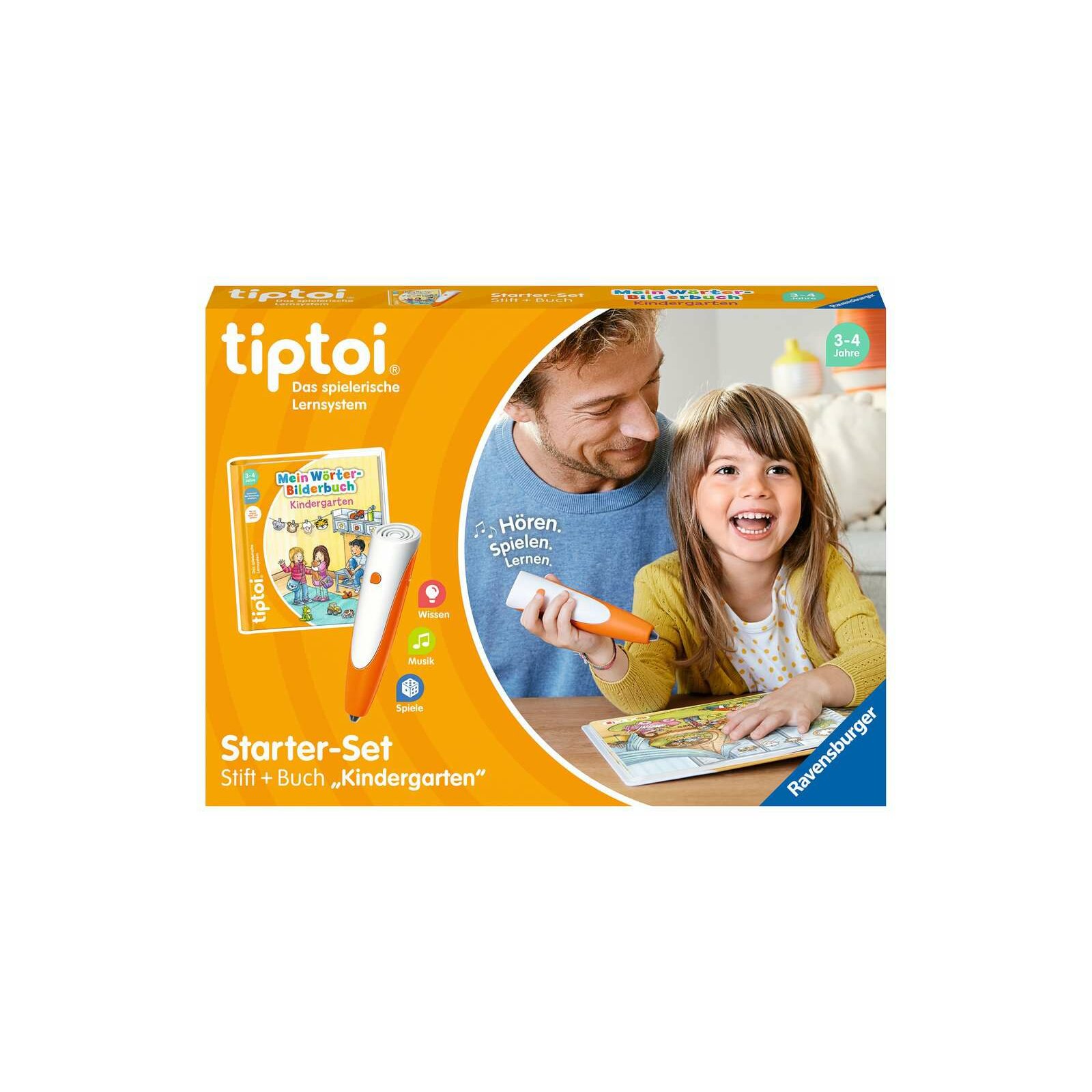 Ravensburger - tiptoi - Starter-Set: Stift und Wörter-Bilderbuch 'Kindergarten'