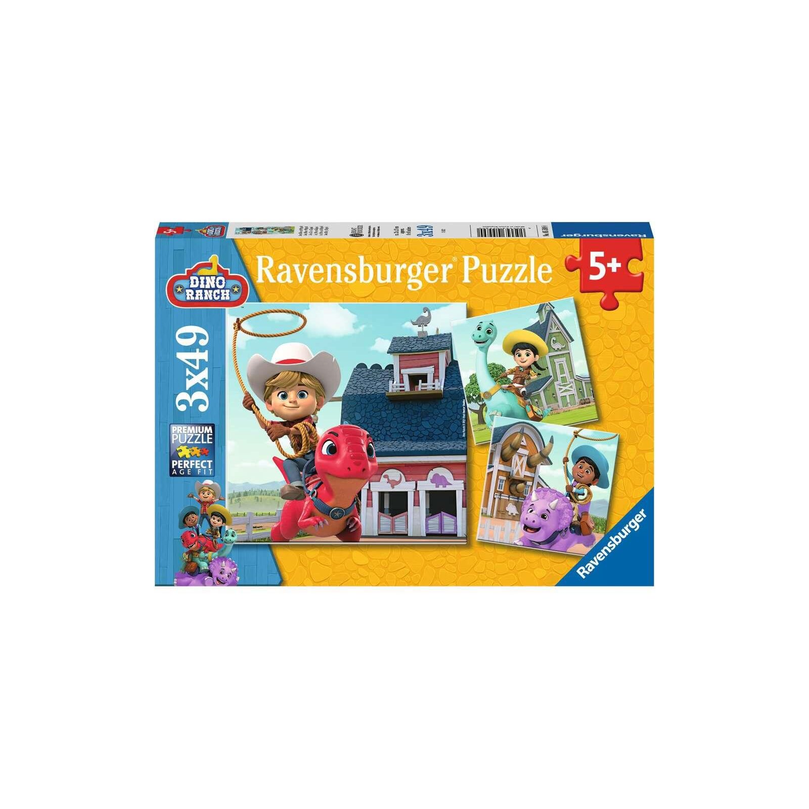 Ravensburger - Puzzle - 3 x 49 Teile - ab 5 Jahre - Jon, Min und Miguel (A)