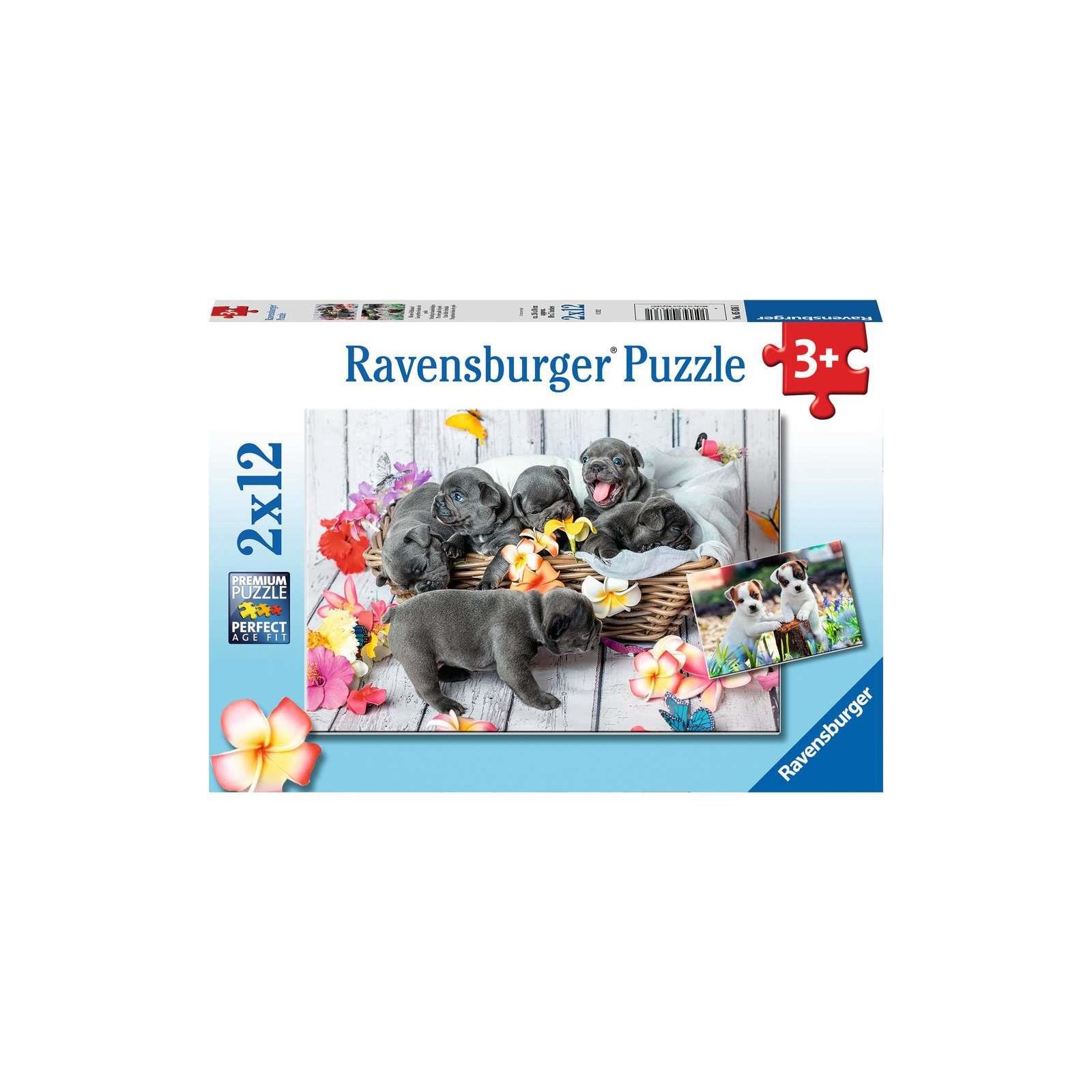 Ravensburger - Kleine Fellknäuel PUZZLE (2 x 12 TEILE)