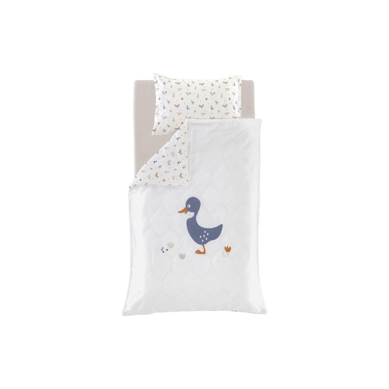 Träumeland - Bettwäsche KIKERIKI (100/135 + 40/60 cm)