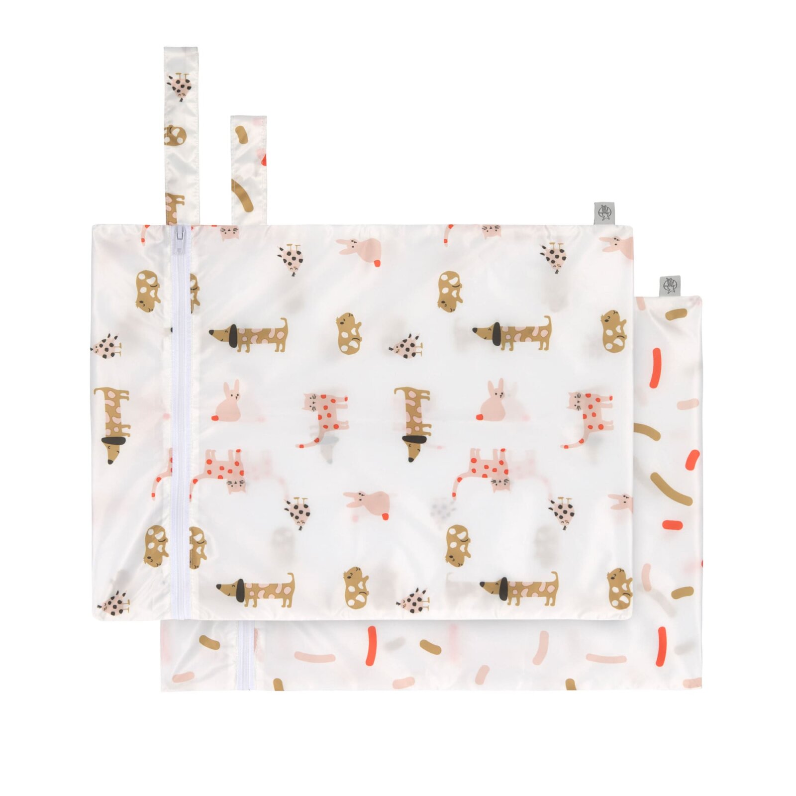 Lässig - Nasstasche (2 Stk) - Wet Bag, Little Mateys Spicy Orange (2)