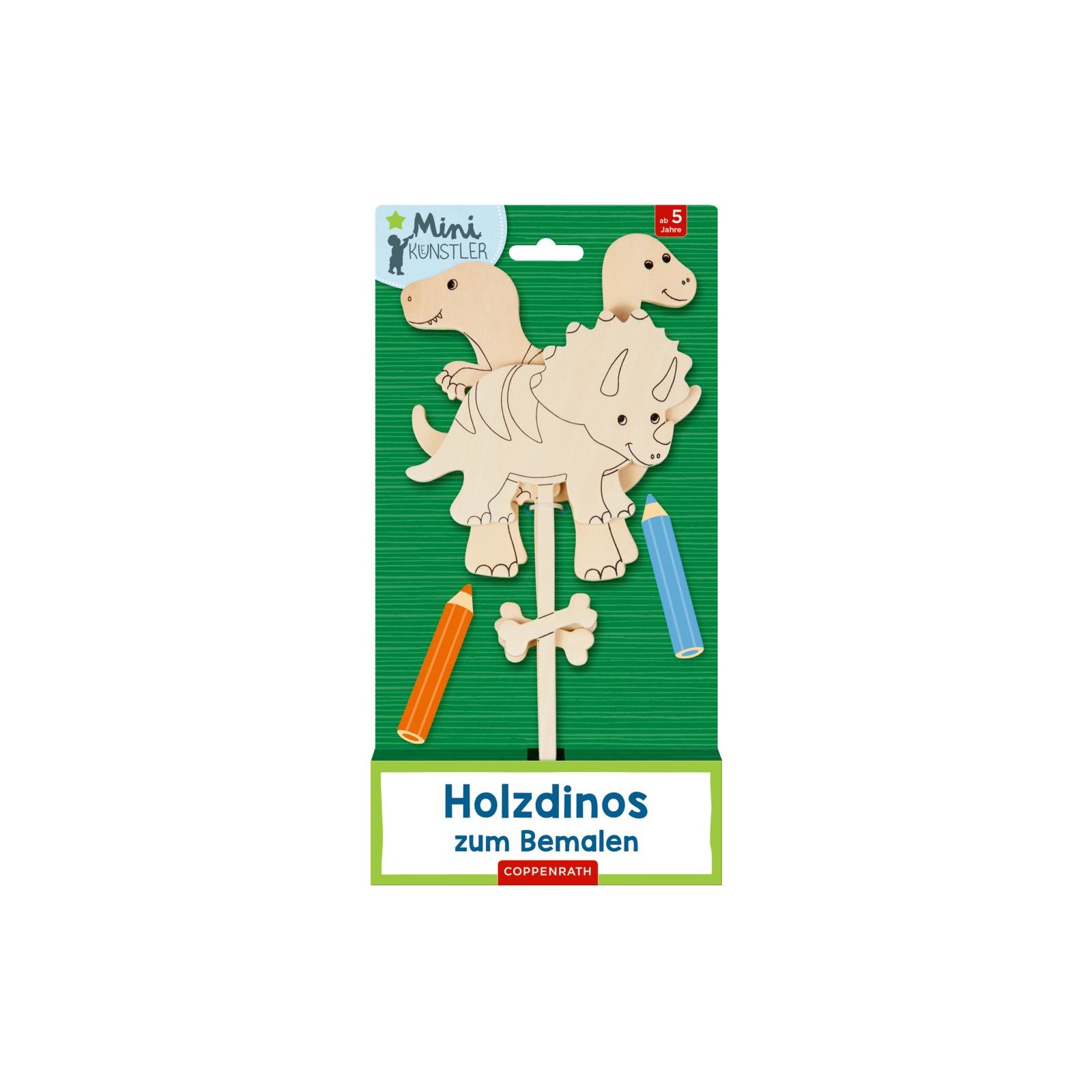 Coppenrath - Holzdinos zum Bemalen (Mini-Künstler) (3)