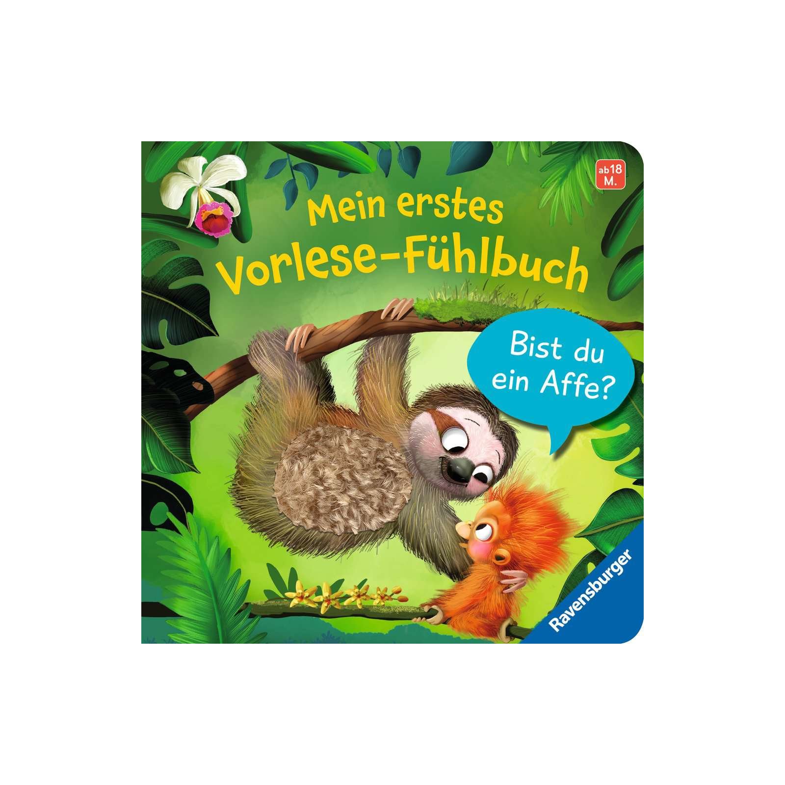 Ravensburger - Mein erstes Vorlese-Fühlbuch: Bist du ein Affe?