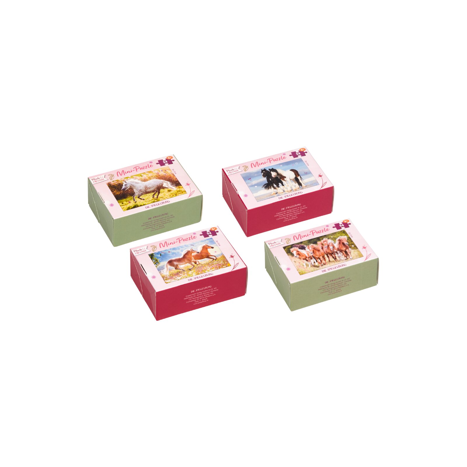 Die Spiegelburg - Puzzle - 54 Teile - ab 5 Jahre - Pferdefreunde, sort. (12)
