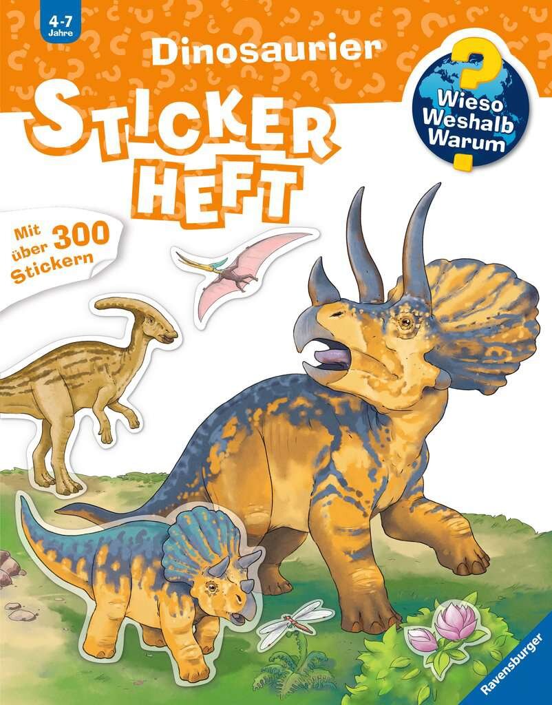Ravensburger - Wieso? Weshalb? Warum? Stickerheft: Dinosaurier